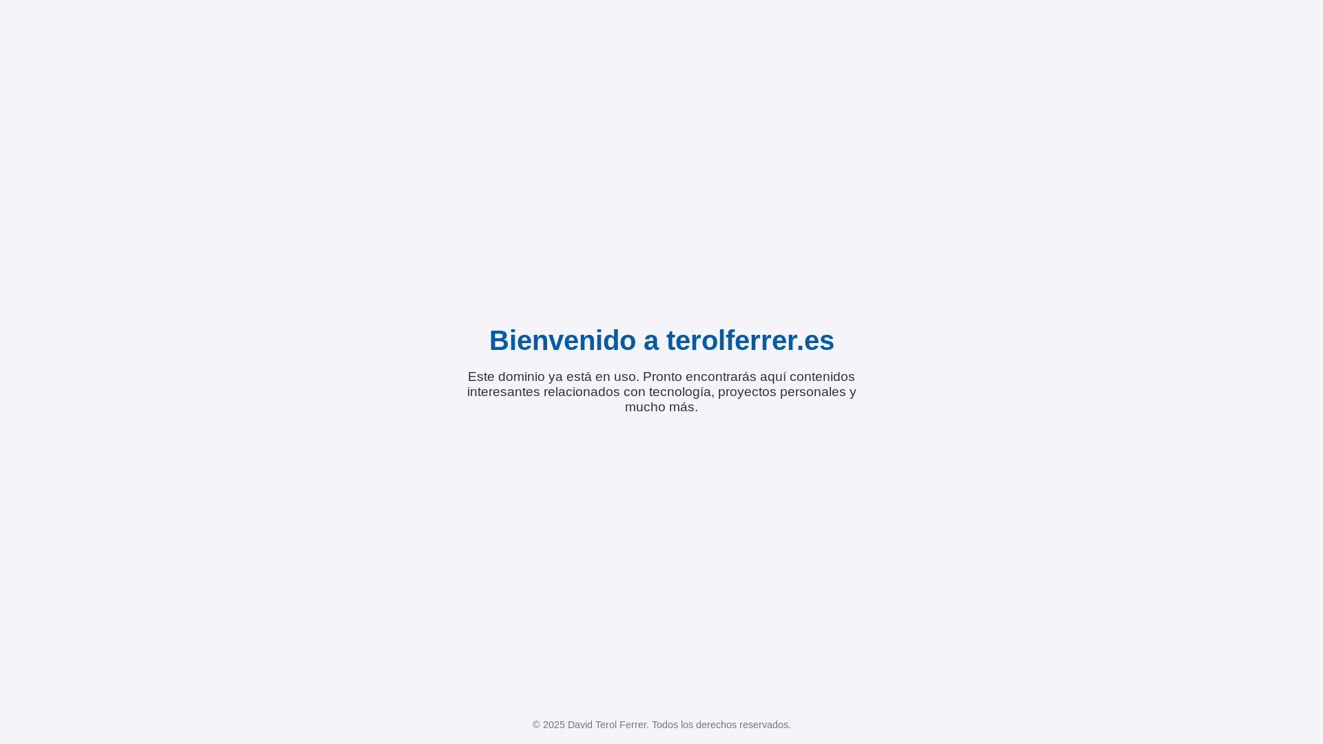 website screenshot of https://terolferrer.es/