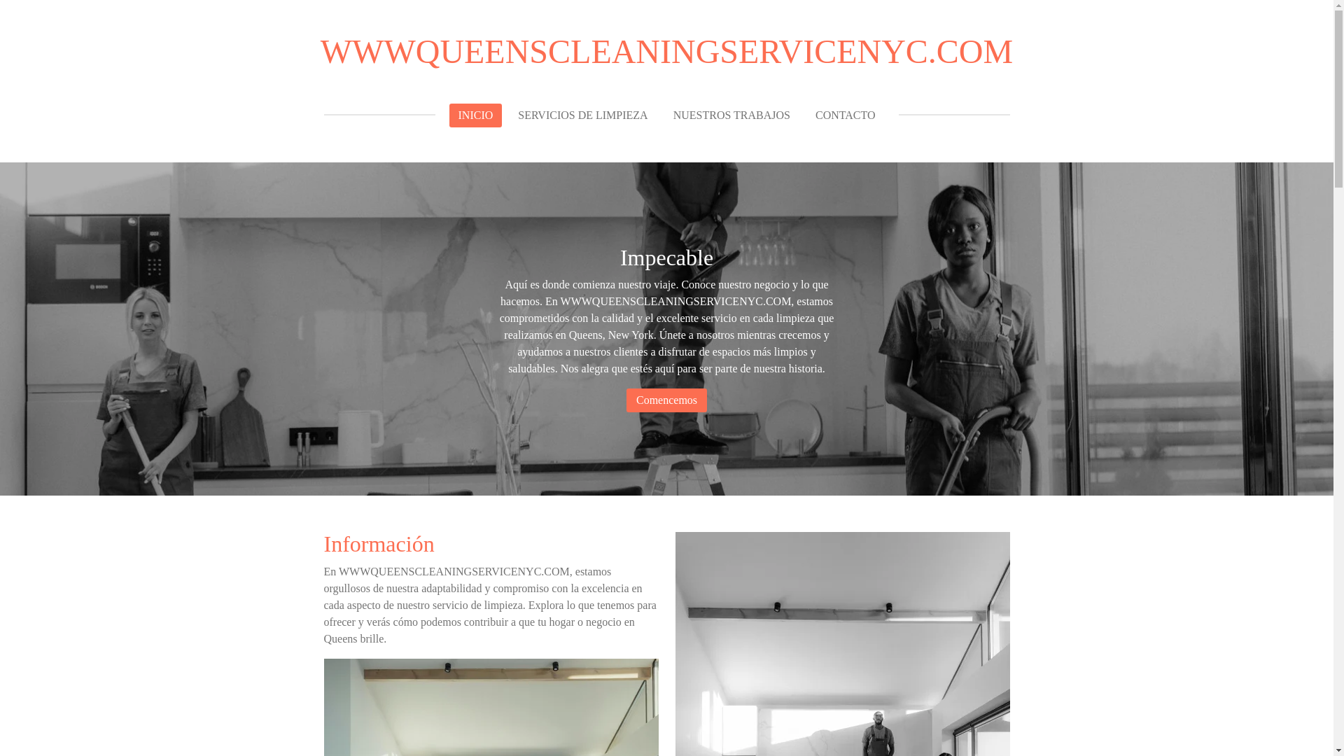 website screenshot of https://wwwqueenscleaningservicenyc.com/