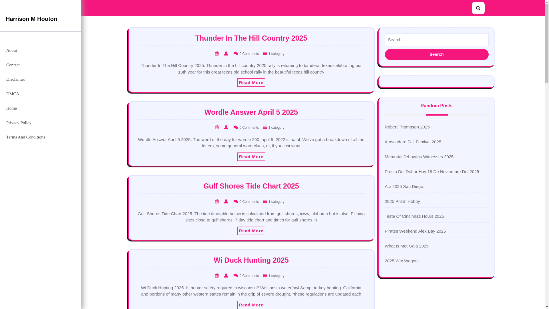 website screenshot of https://harrisonmhooton.pages.dev/