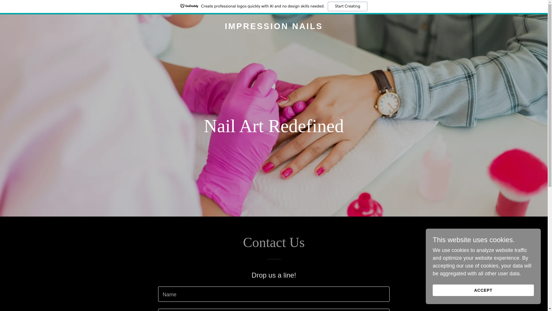 website screenshot of https://impressionnails-stanwood.com/