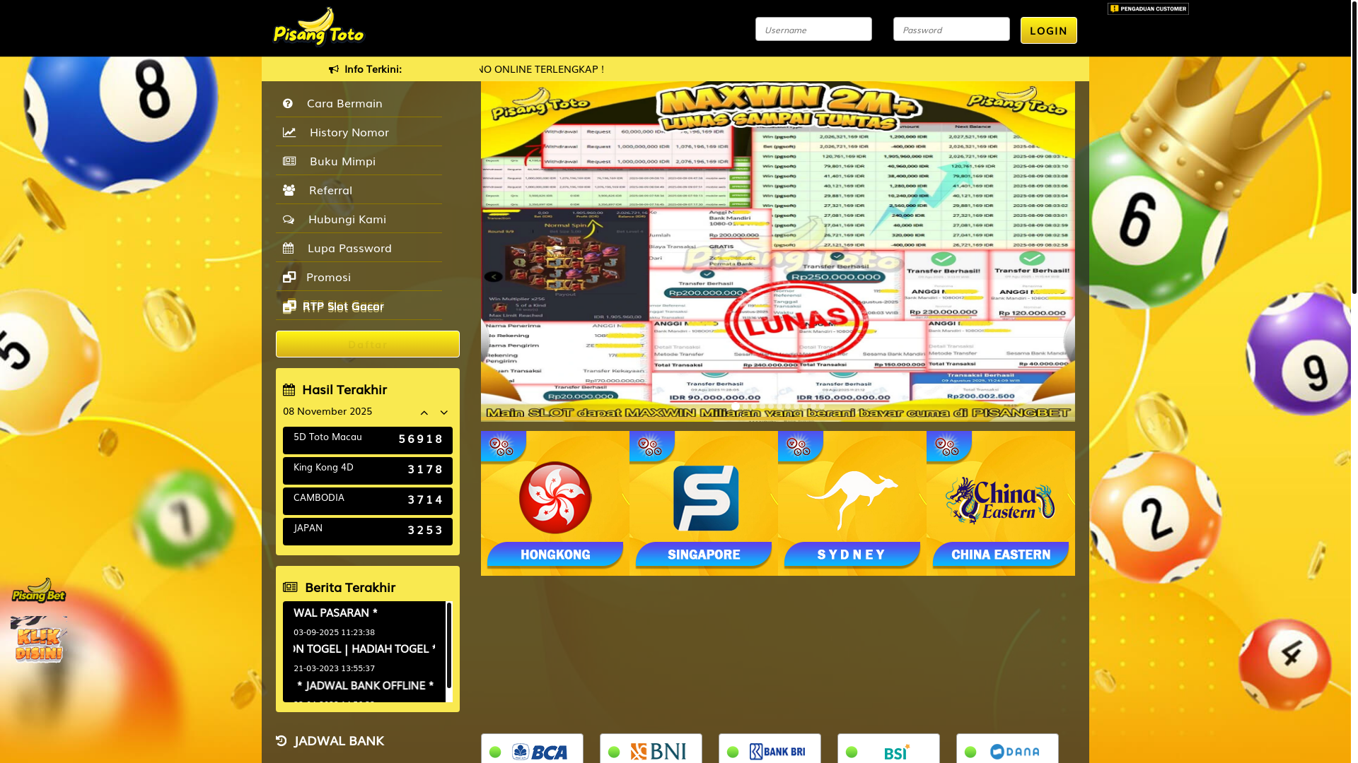 website screenshot of https://pisangtotojutawan.xyz/