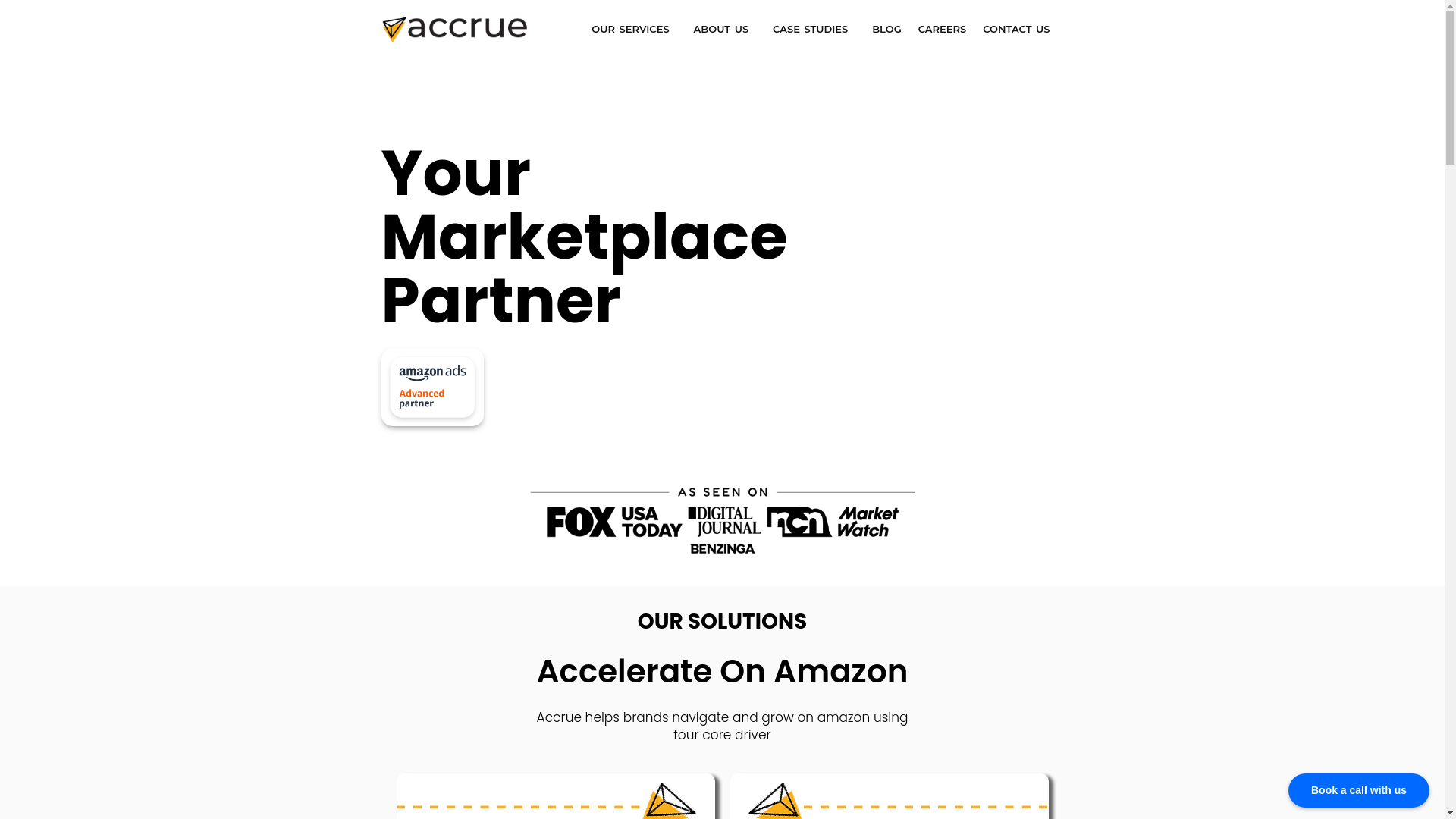 website screenshot of https://theaccrueagencyvision.com/