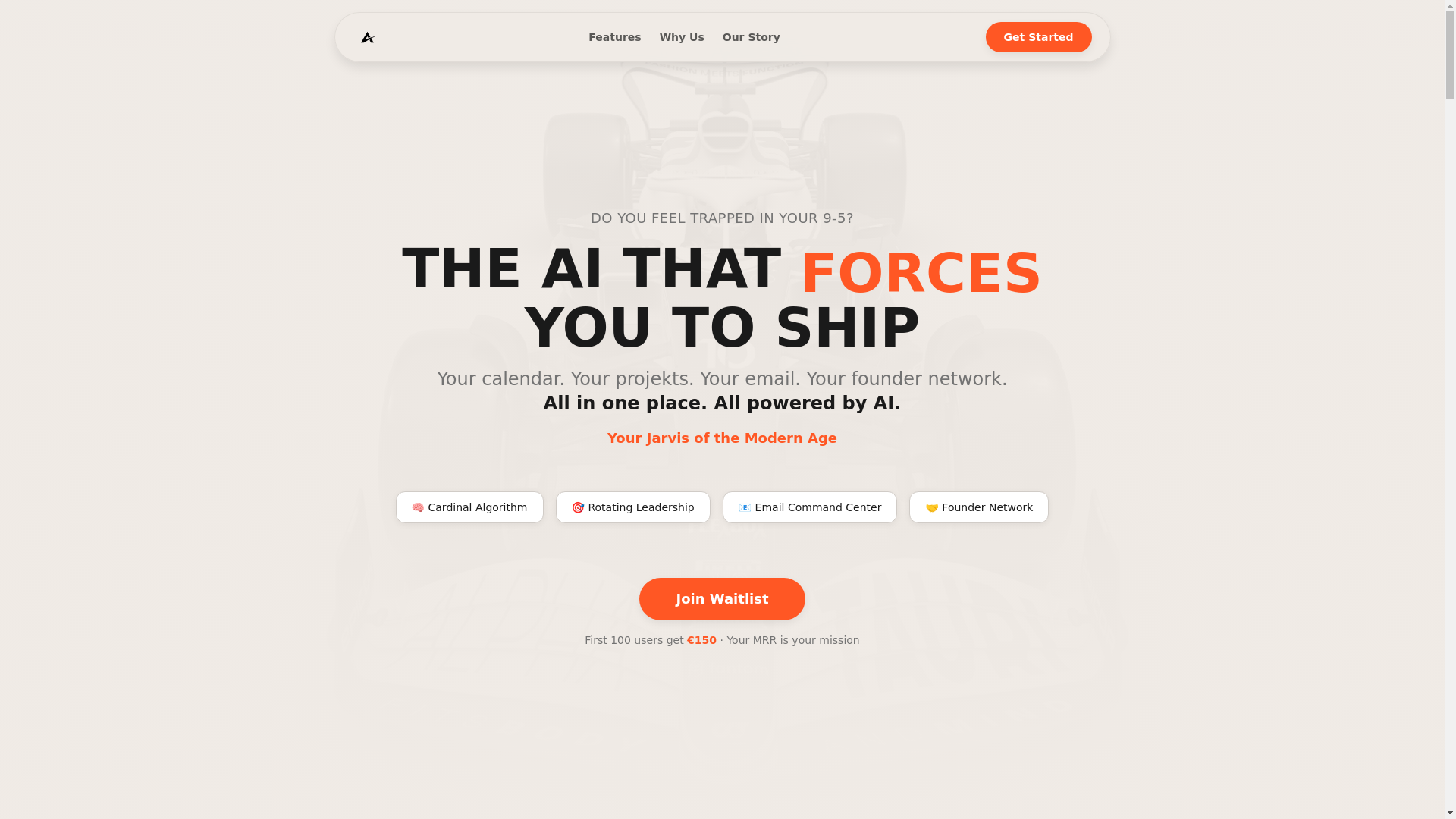 website screenshot of https://antreprendor.app/