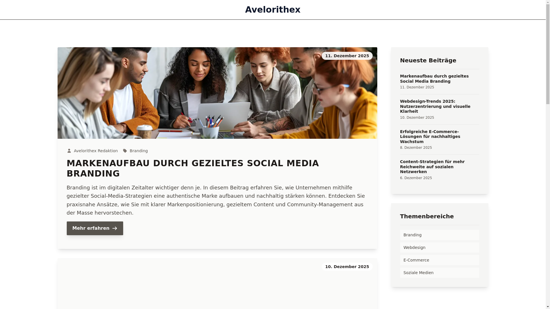 website screenshot of https://avelorithex.sbs/