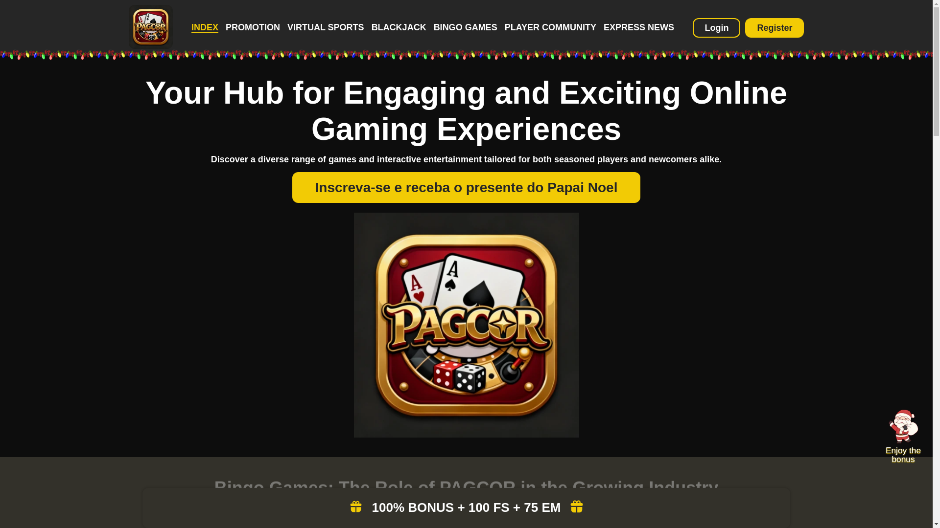 website screenshot of https://casinopagcor.com/