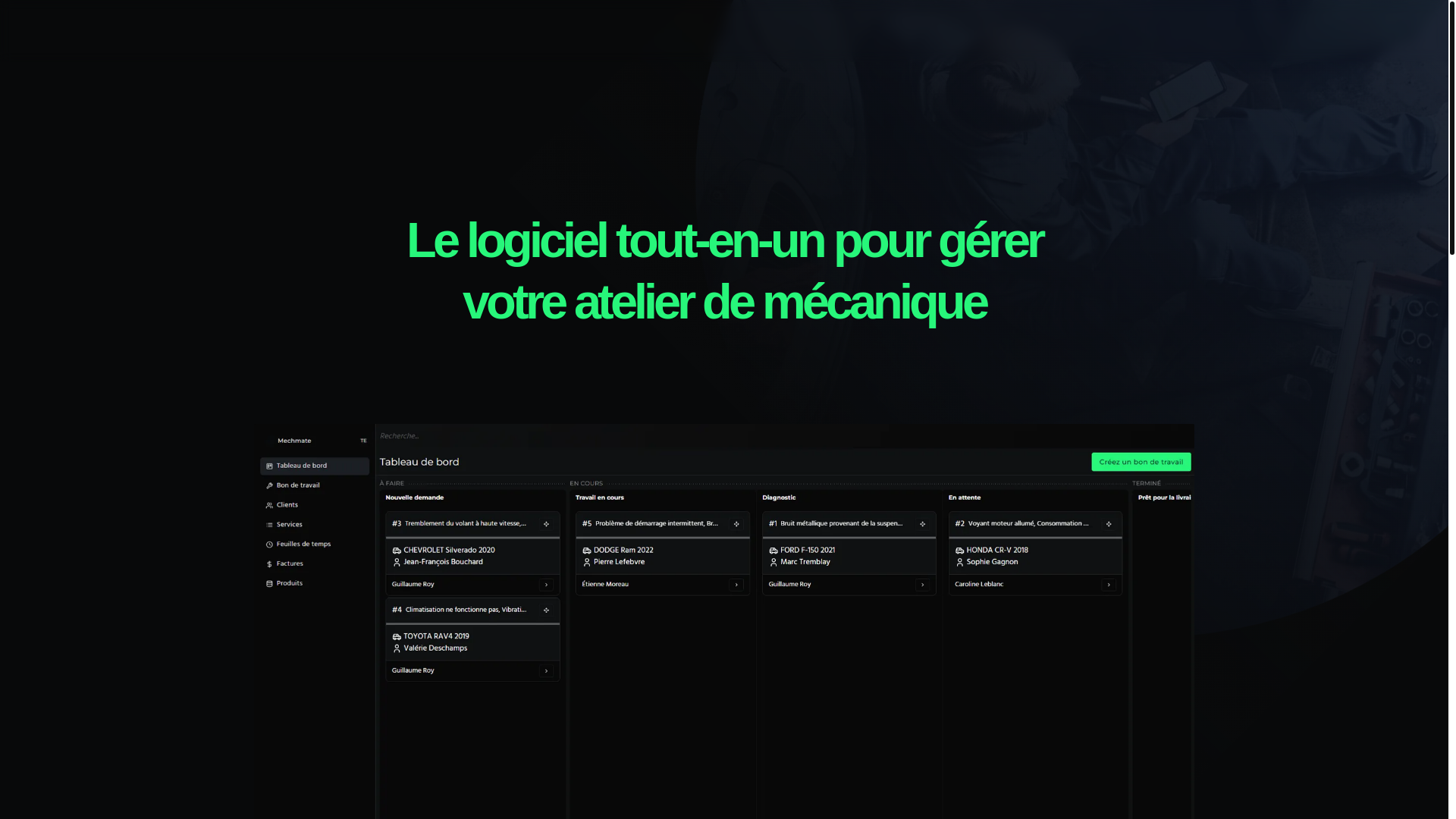 website screenshot of https://mechmate.pages.dev/