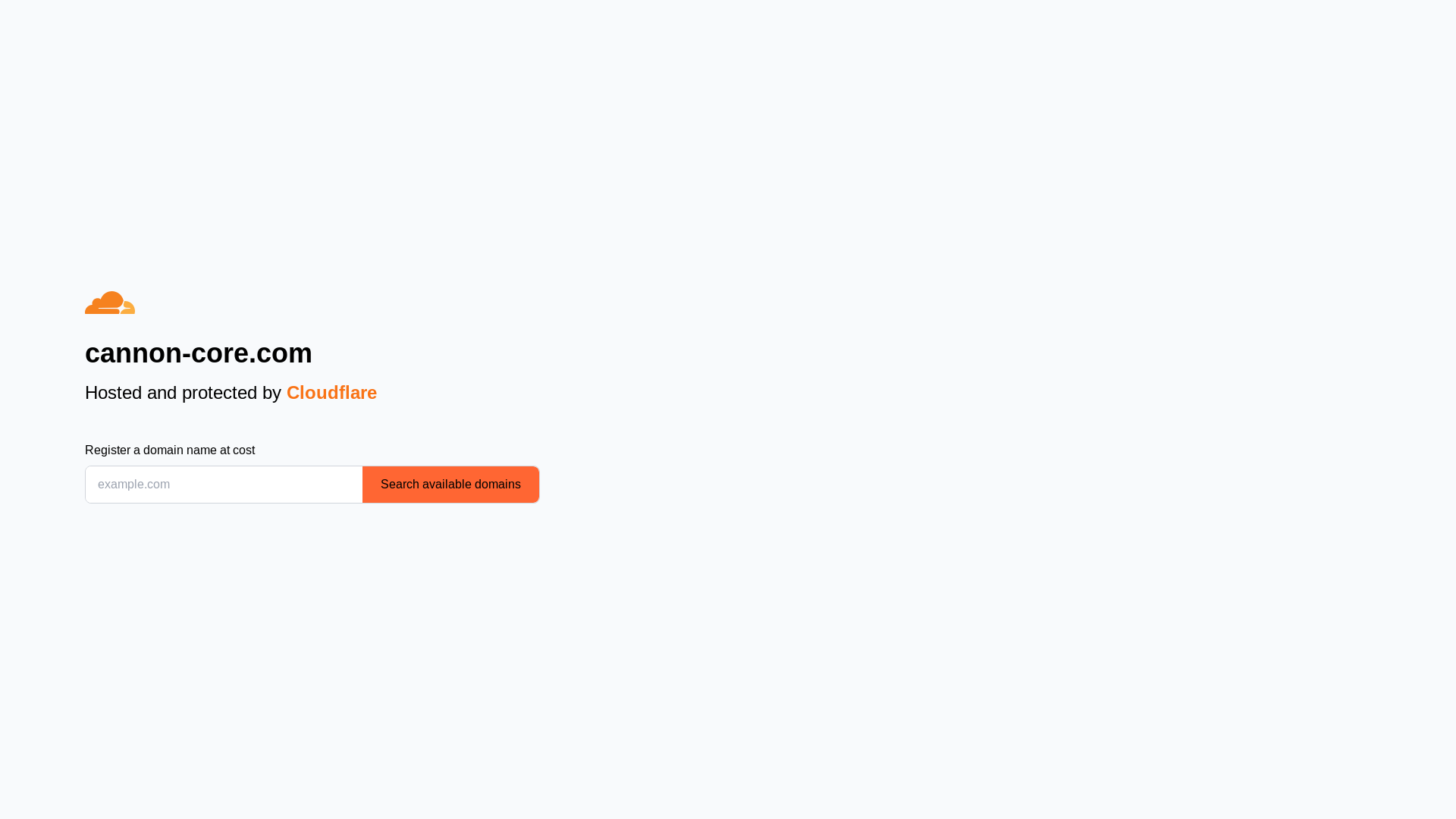 website screenshot of https://cannon-core.com/