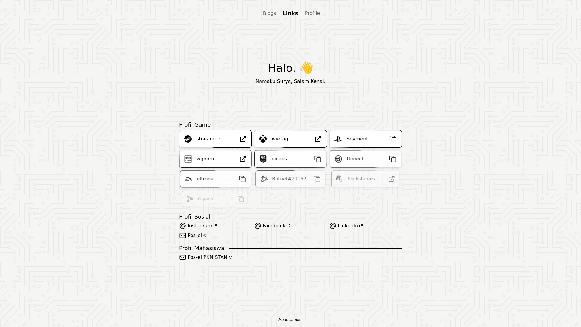 website screenshot of https://skncana.pages.dev/