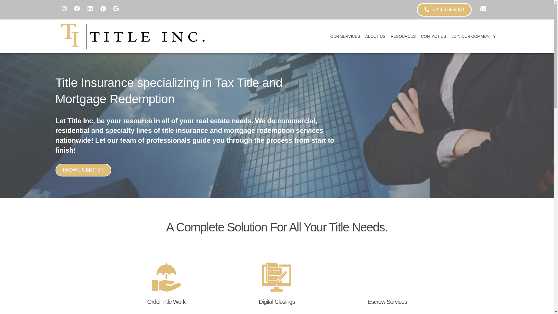 website screenshot of https://spacesecuretitle-inc.com/