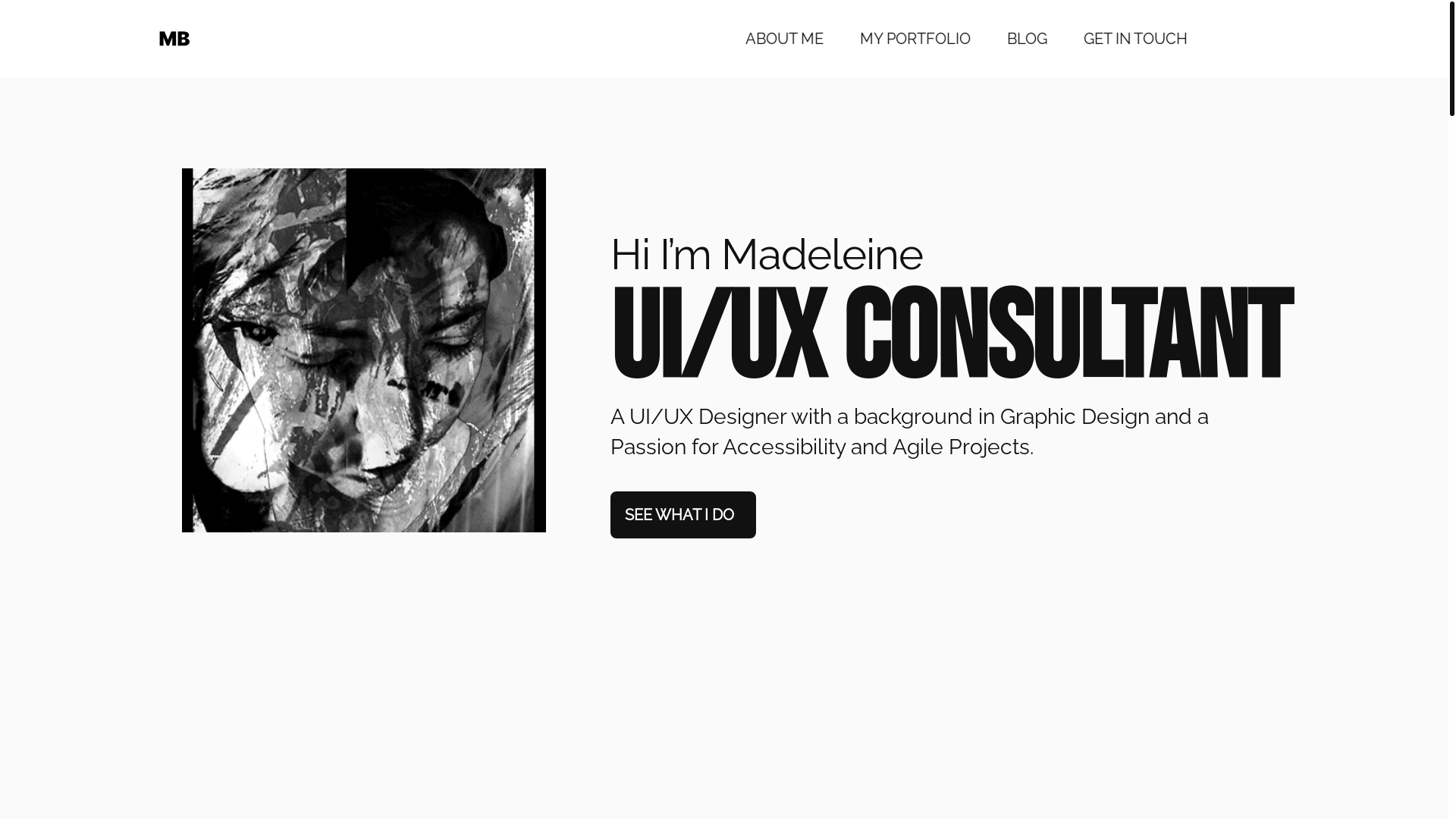 website screenshot of https://madeleinebackhaus-art.pages.dev/