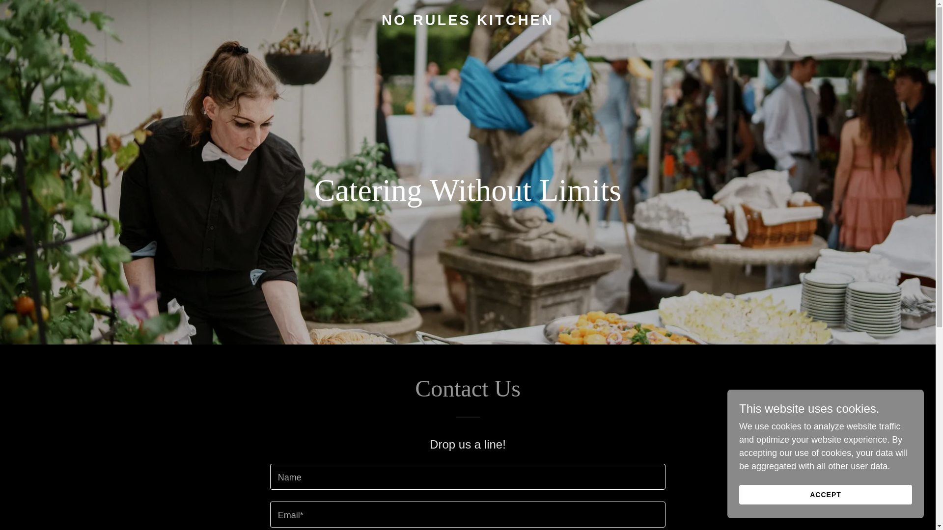website screenshot of https://norulescatering.com/