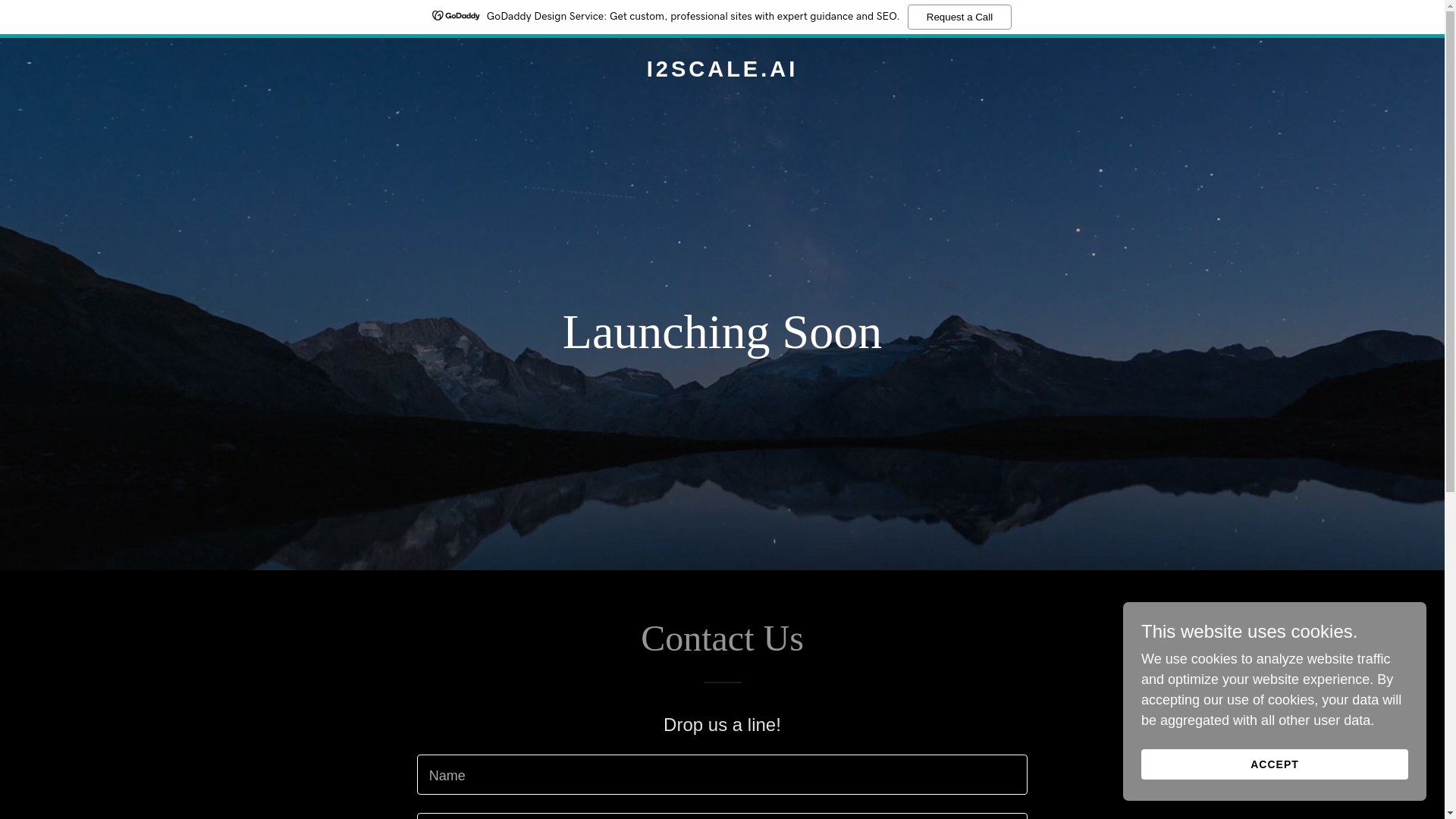 website screenshot of https://i2scale.ai/