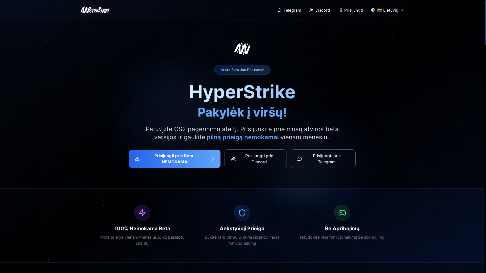 website screenshot of https://hs-website.pages.dev/
