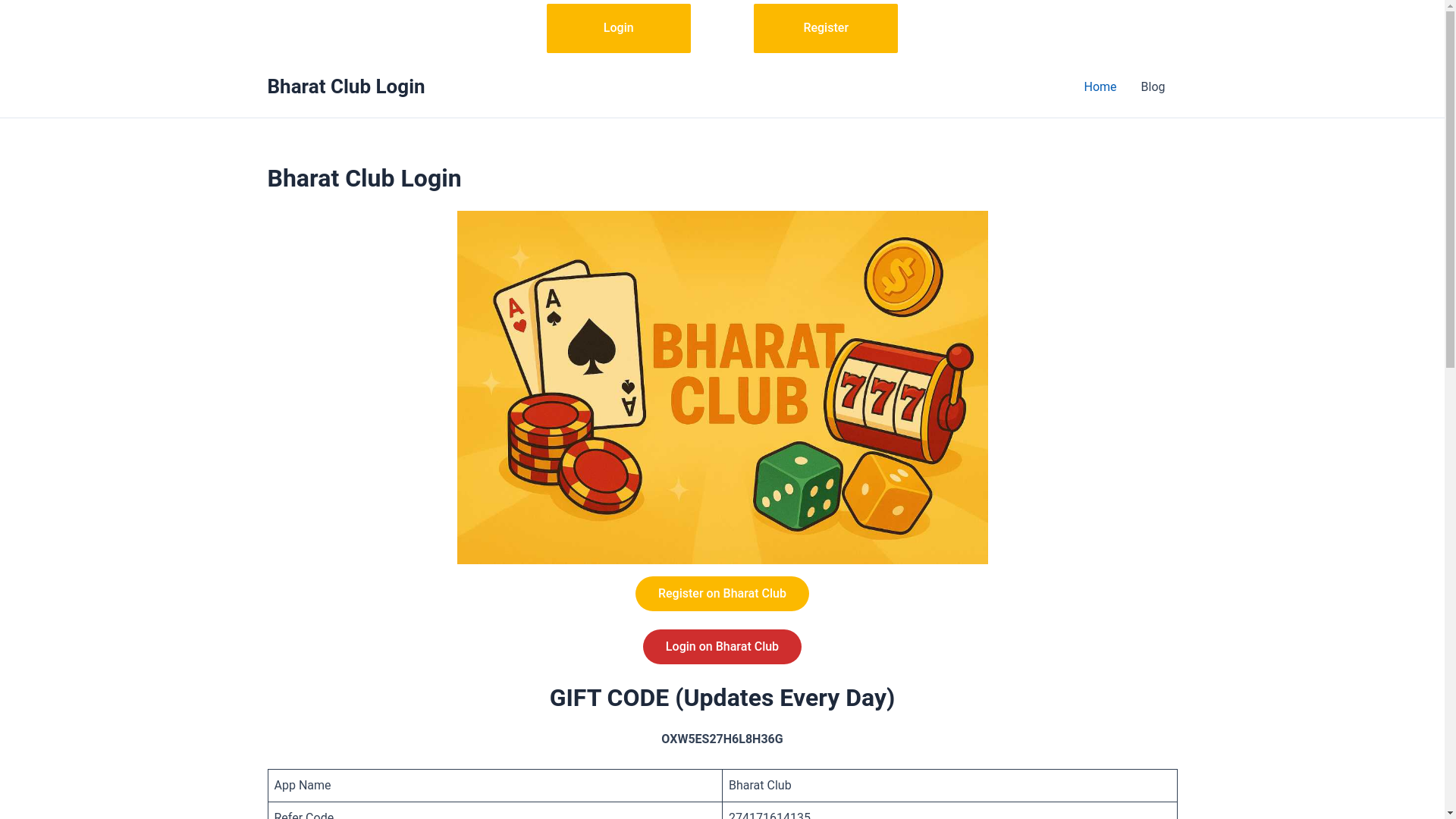 website screenshot of https://bharatclbs.com/