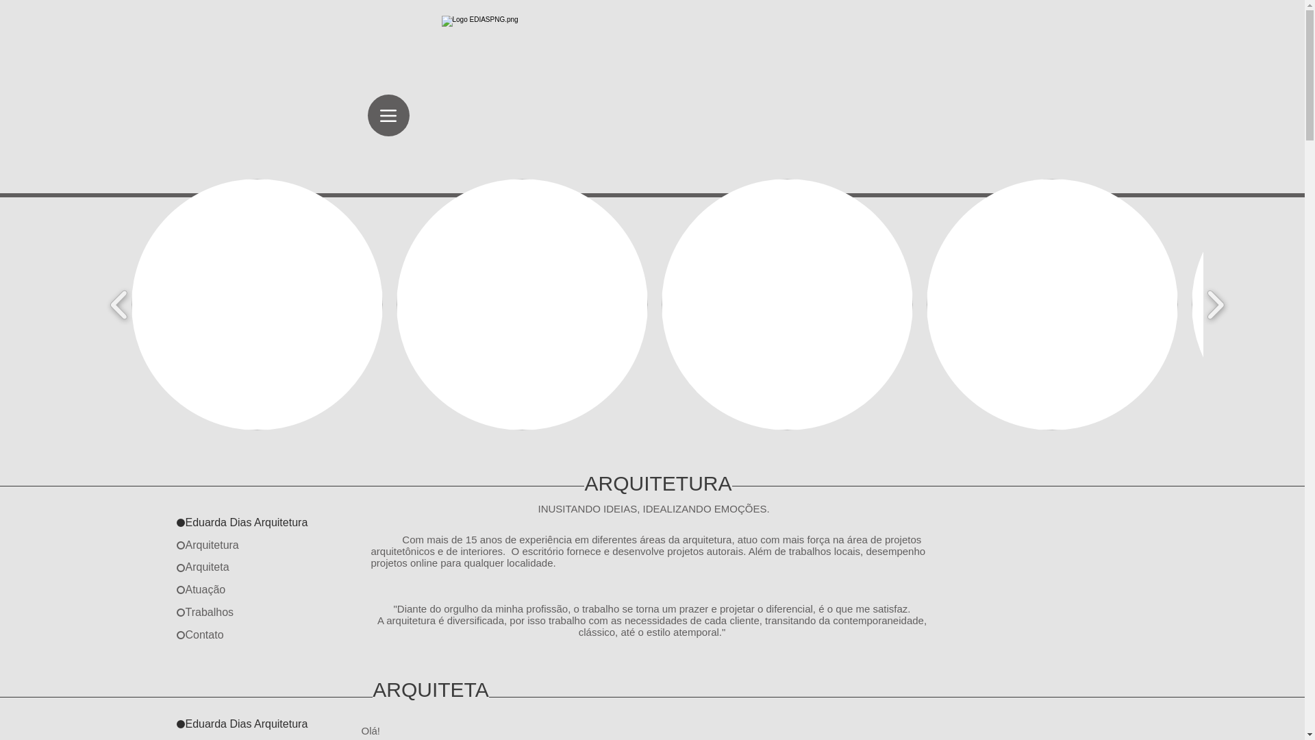 website screenshot of https://eduardadiasarquitetura.com.br/
