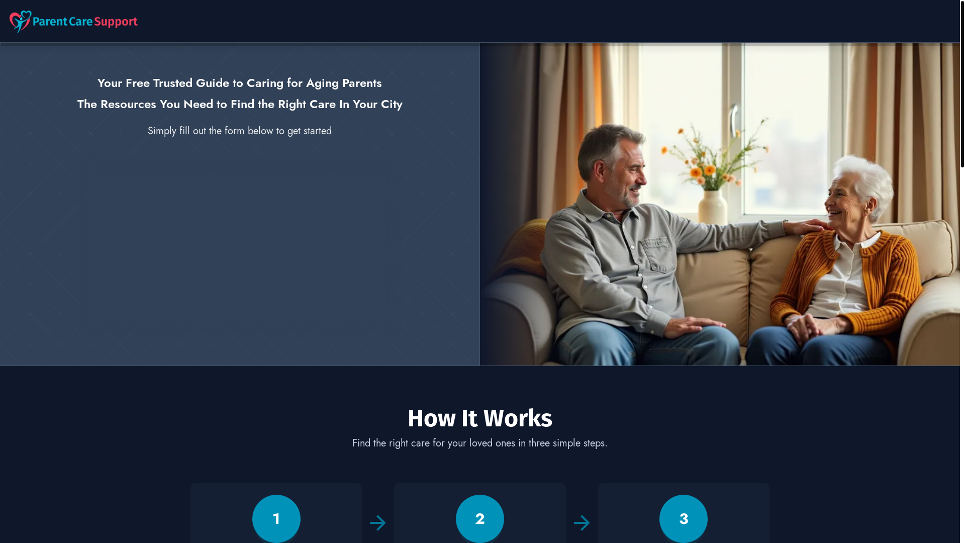 website screenshot of https://website-cloudflare-parentcaresupport.pages.dev/