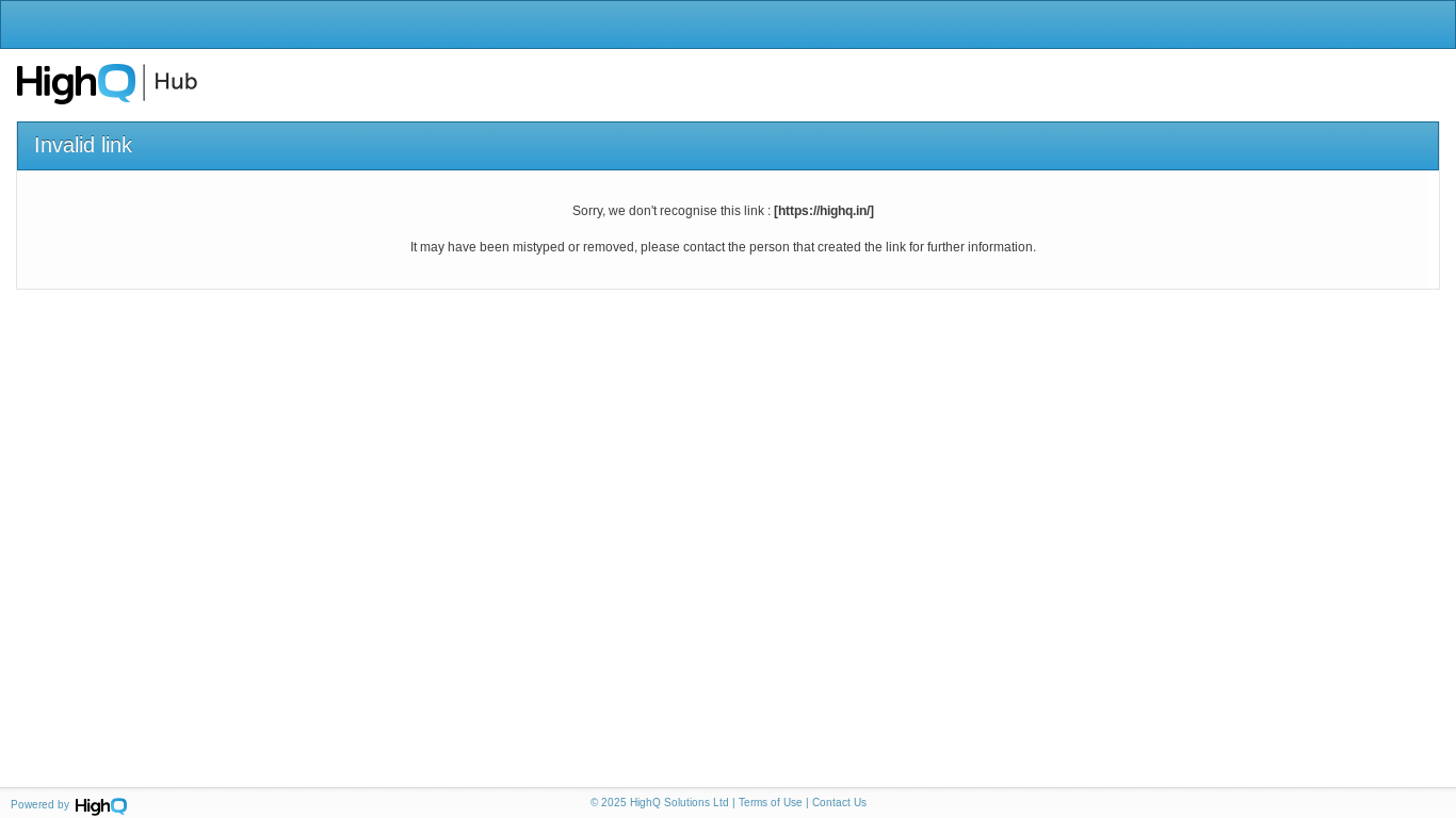 website screenshot of https://highq.in/