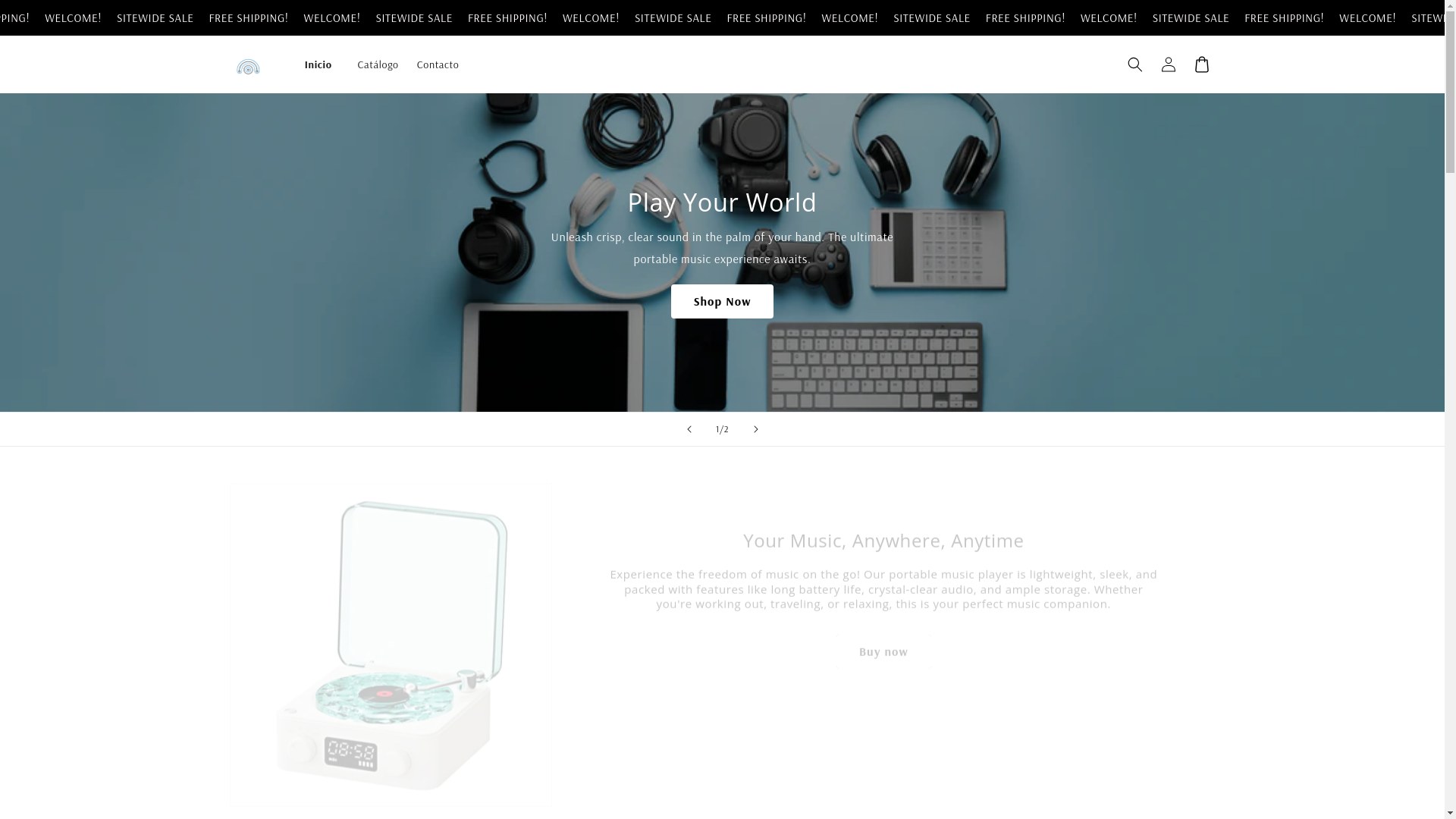website screenshot of https://evolutek.store/