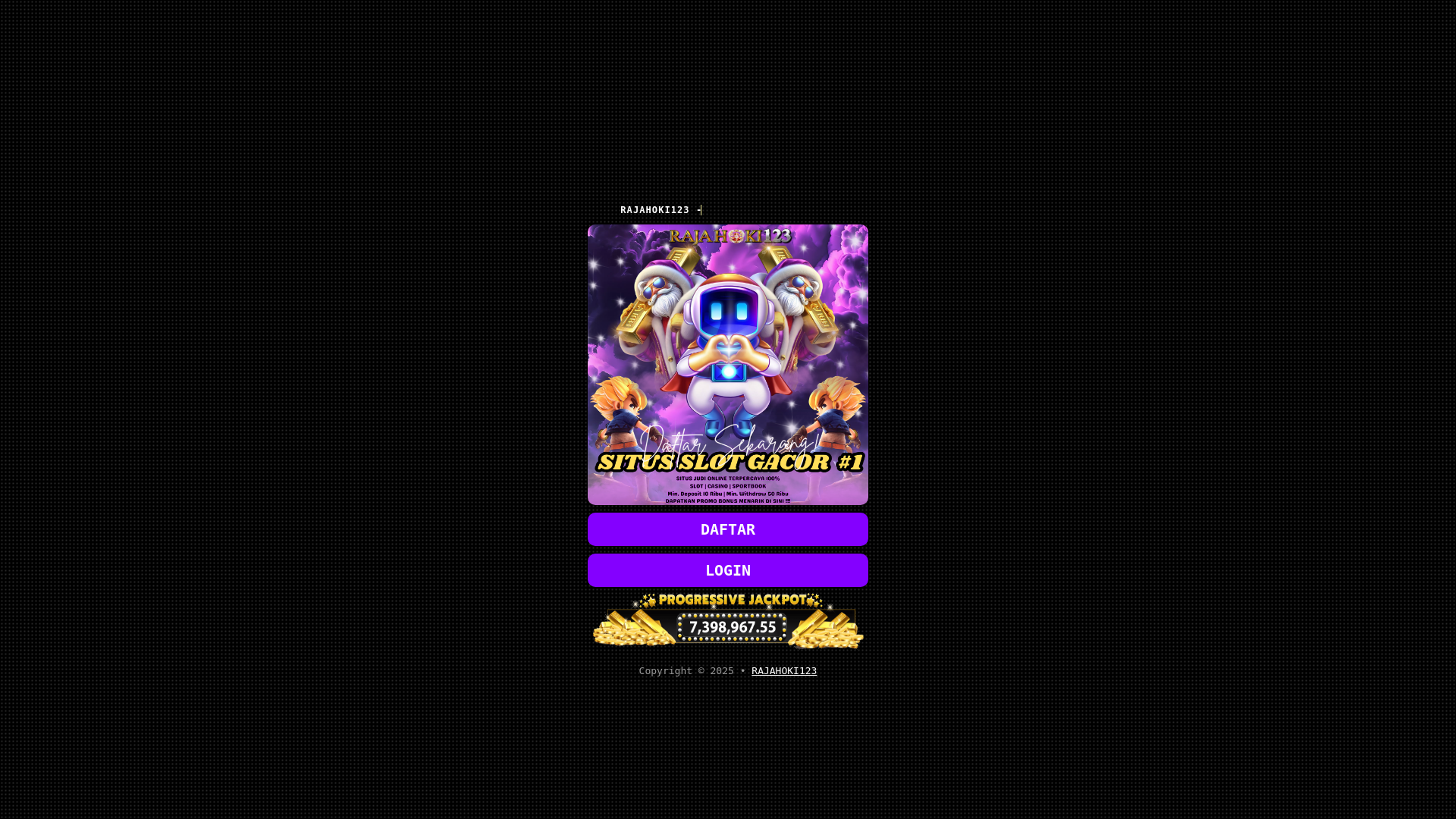 website screenshot of https://ampraja-9k3.pages.dev/