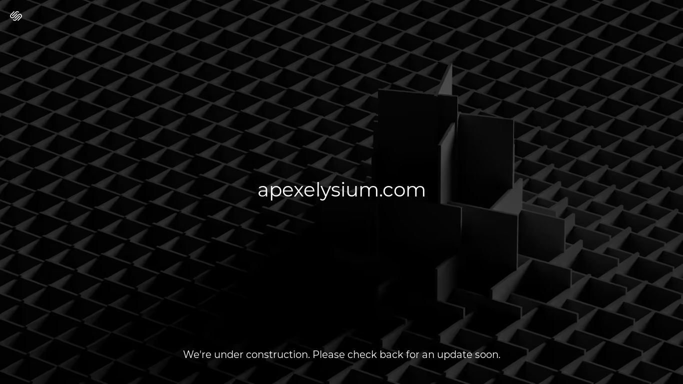website screenshot of https://apexelysium.com/