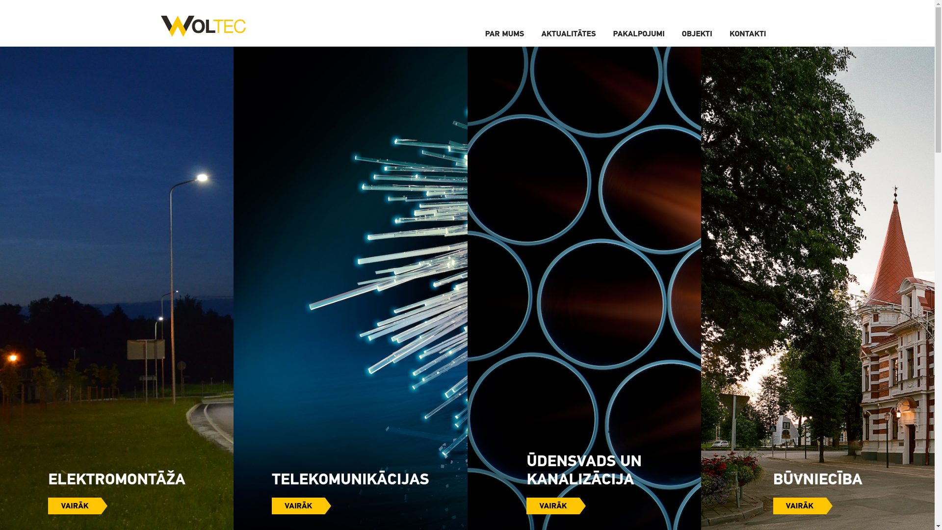website screenshot of https://wolteck.com/