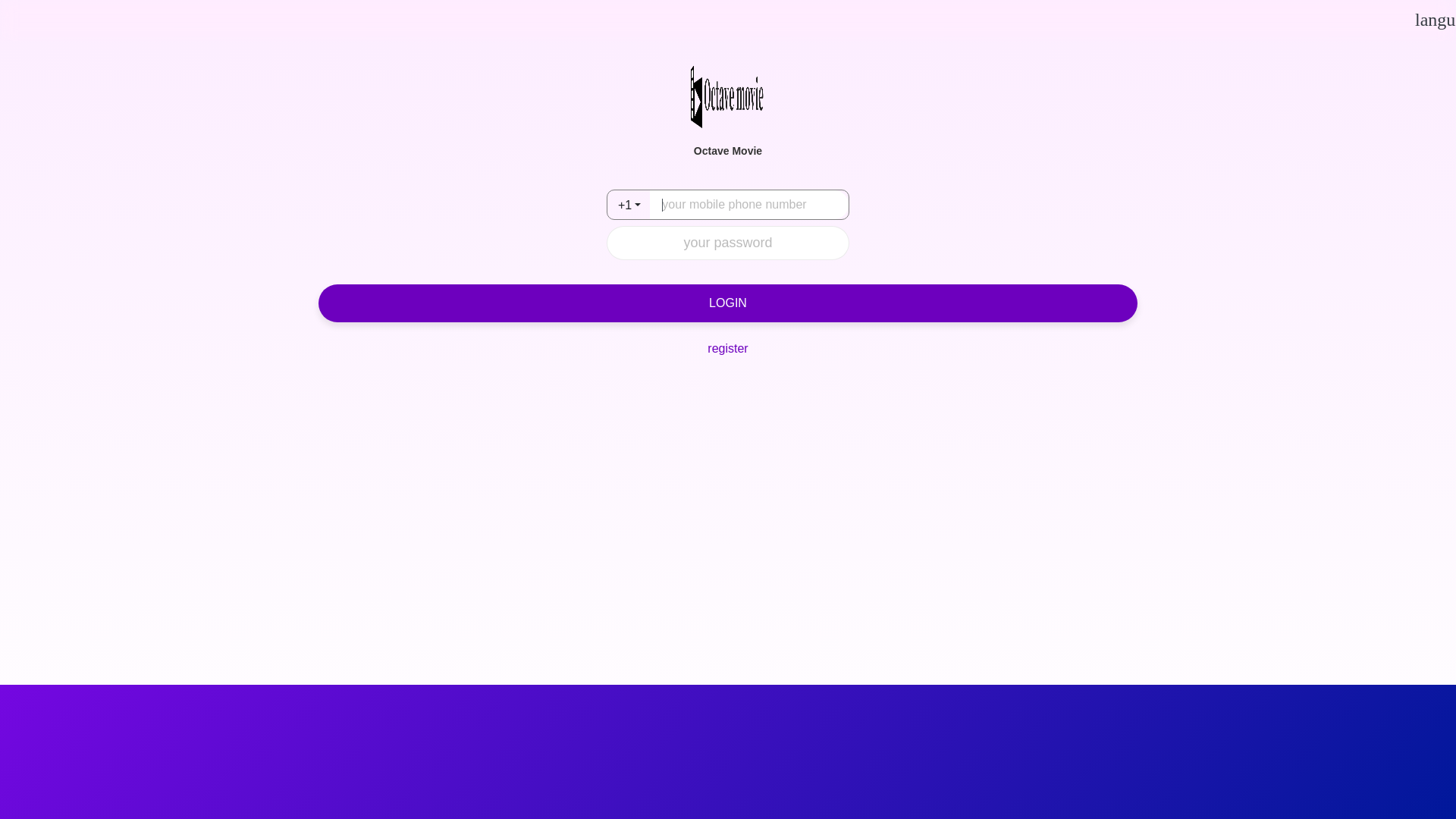 website screenshot of https://octavemv.uk/