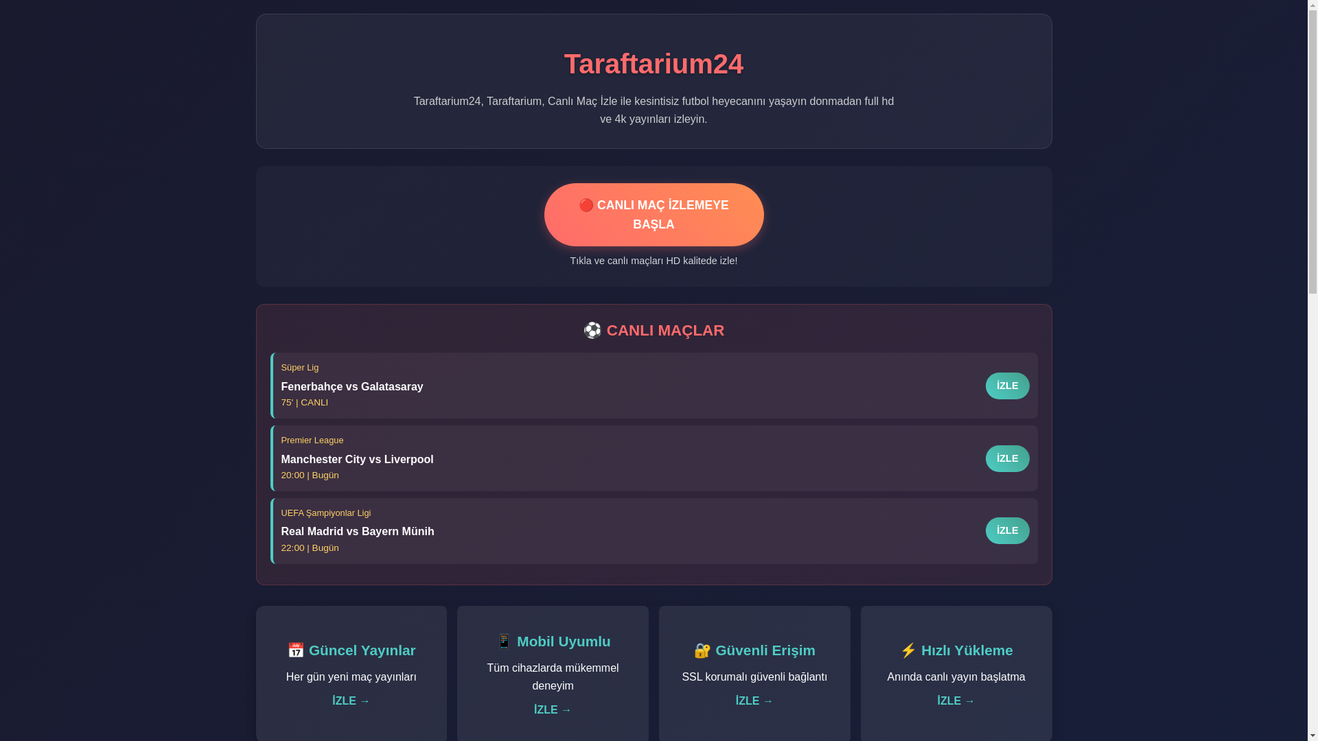 website screenshot of https://taraftarium24-tarafbox3.vip/