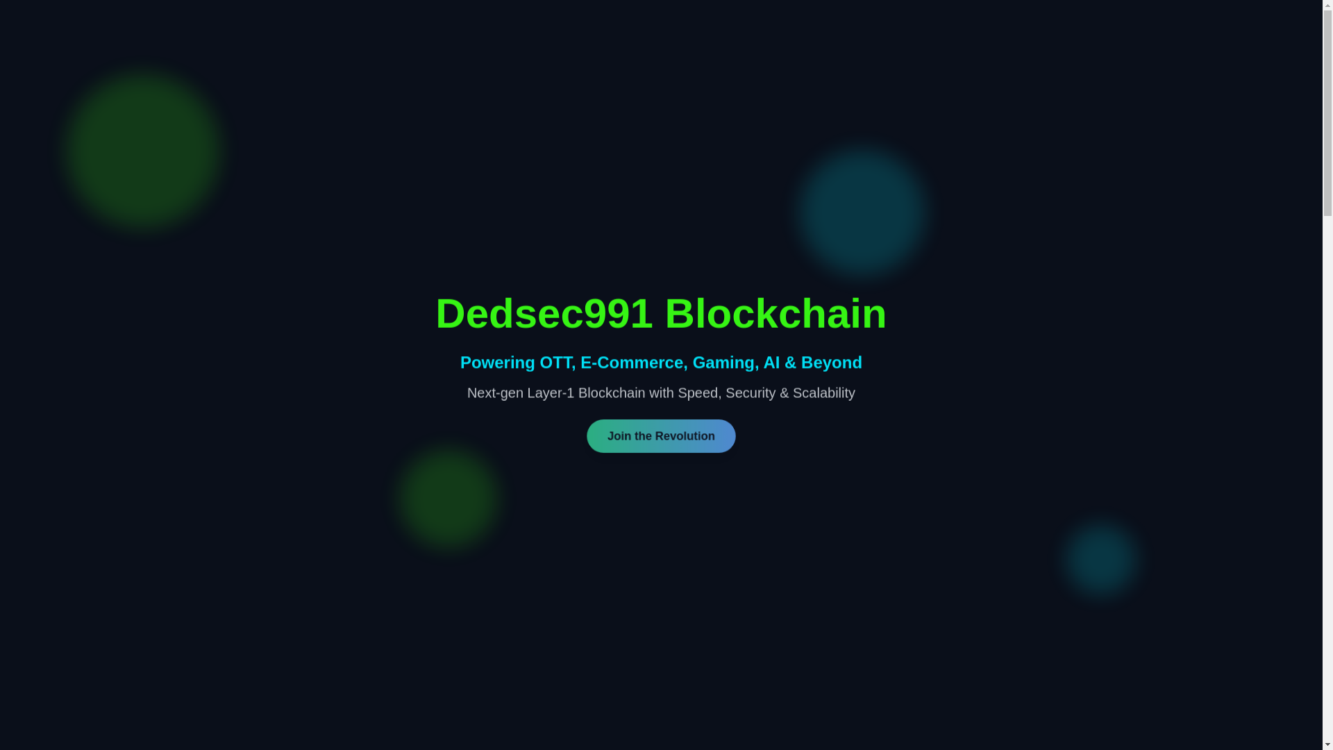 website screenshot of https://dedsec991chain.com/
