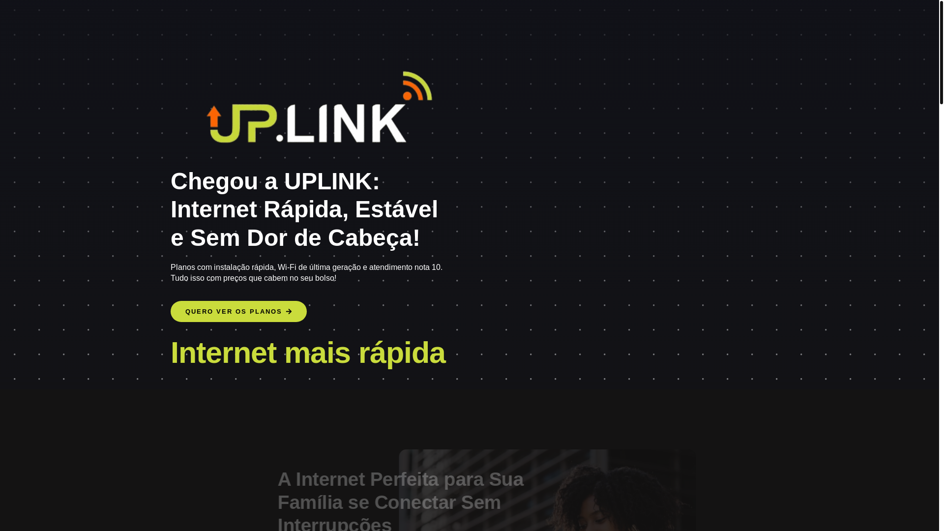 website screenshot of https://internetuplink.com.br/