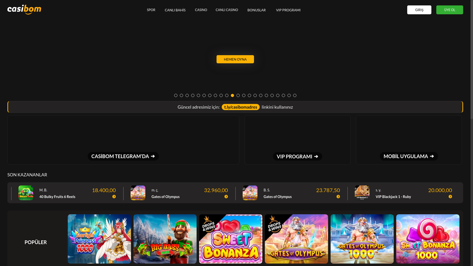 website screenshot of https://cadibom920.com/