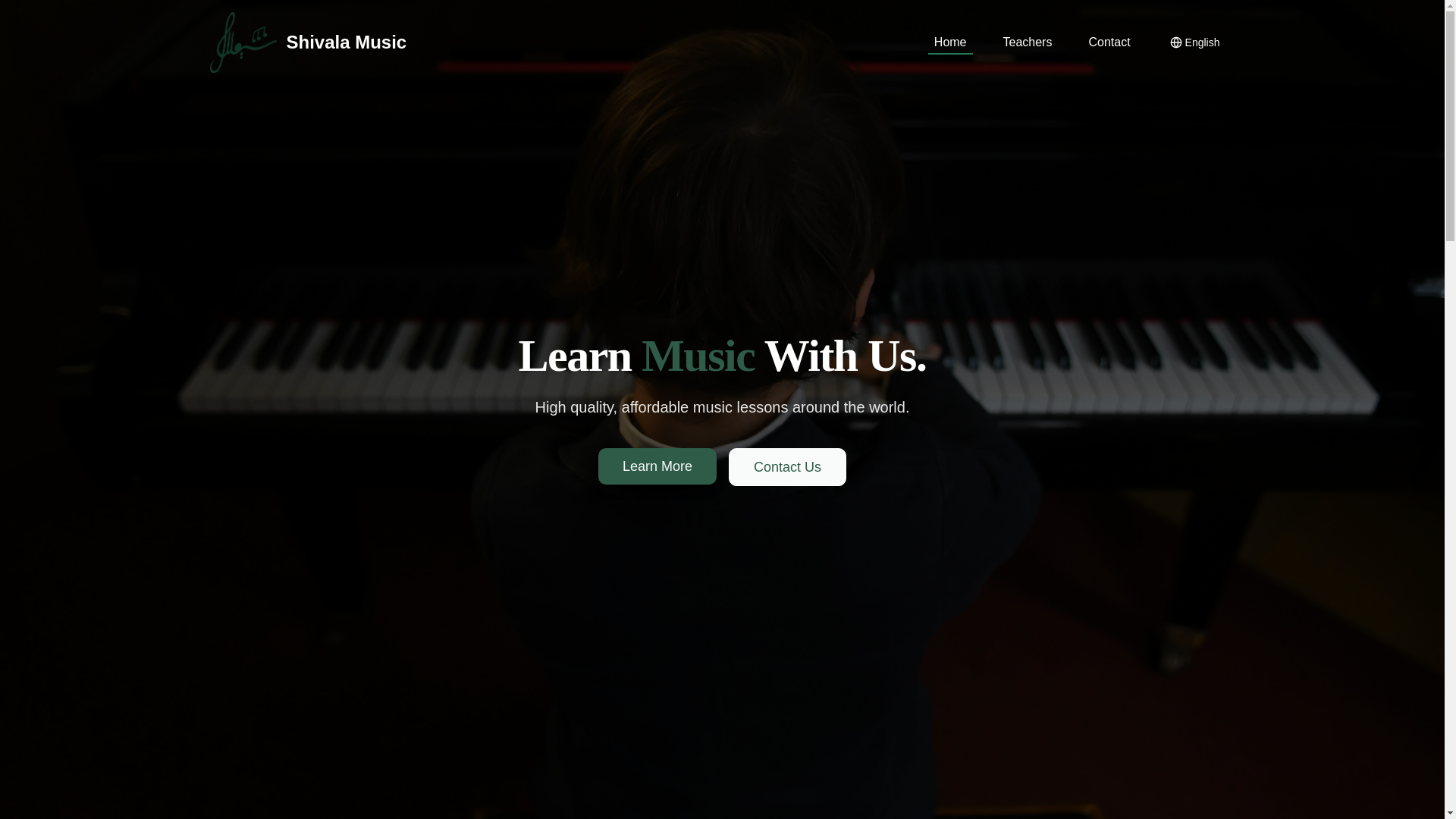 website screenshot of https://shivala-music-site.pages.dev/