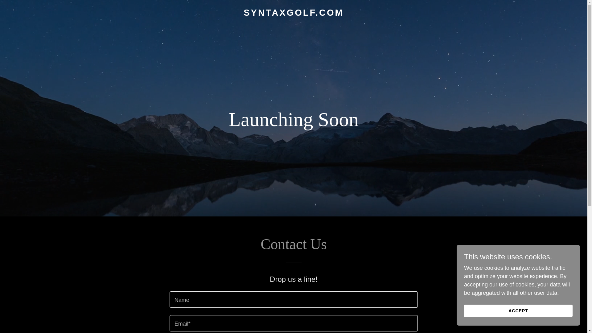 website screenshot of https://syntaxgolf.com/