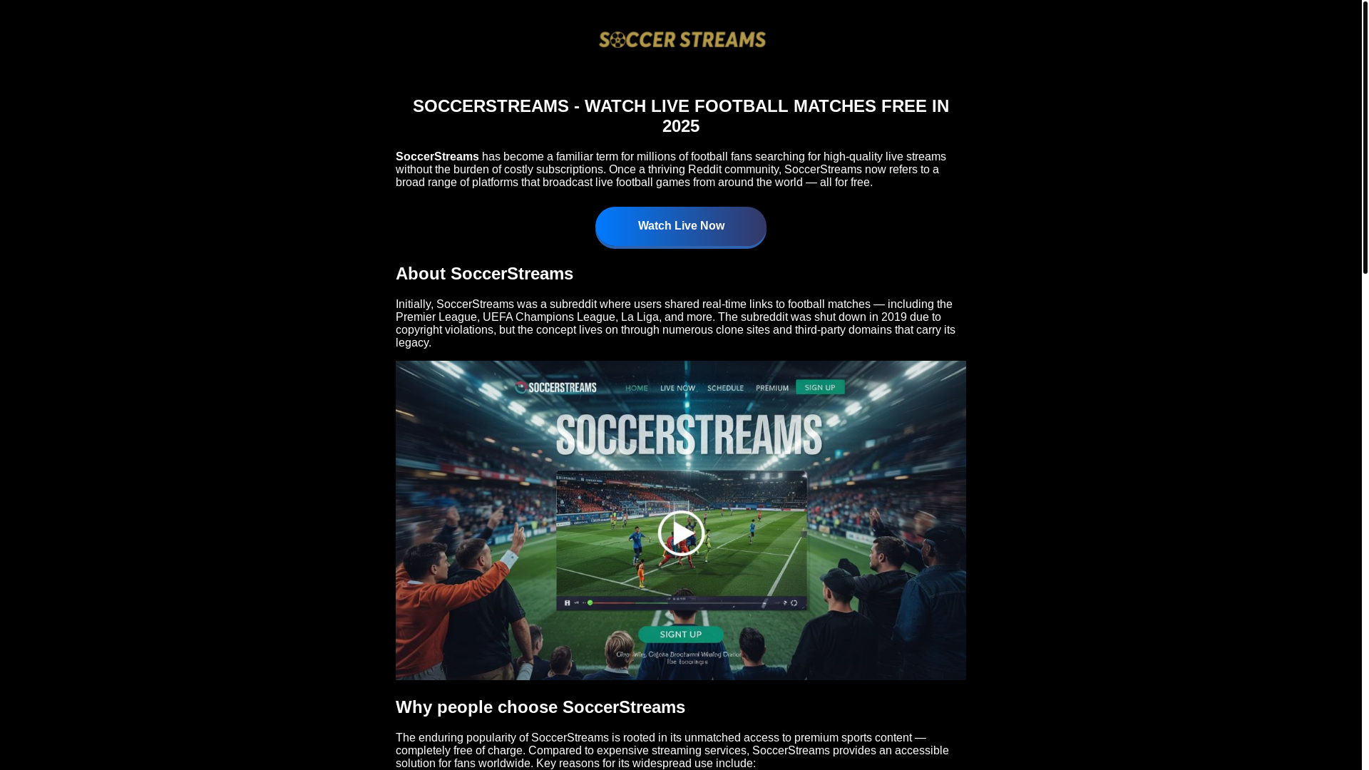 website screenshot of https://soccerstreams.ltd/