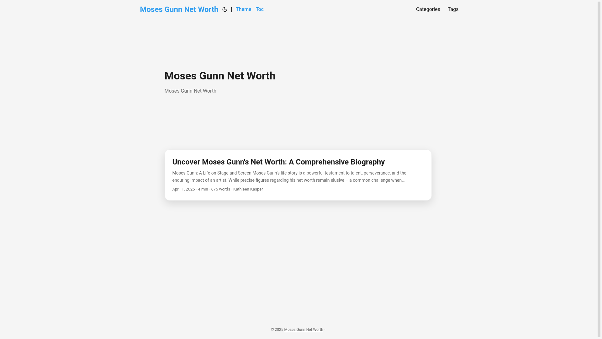 website screenshot of https://moses-gunn-net-worth.pages.dev/