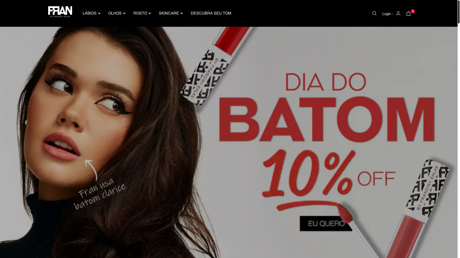 website screenshot of https://francinyehlkebr.com.br/