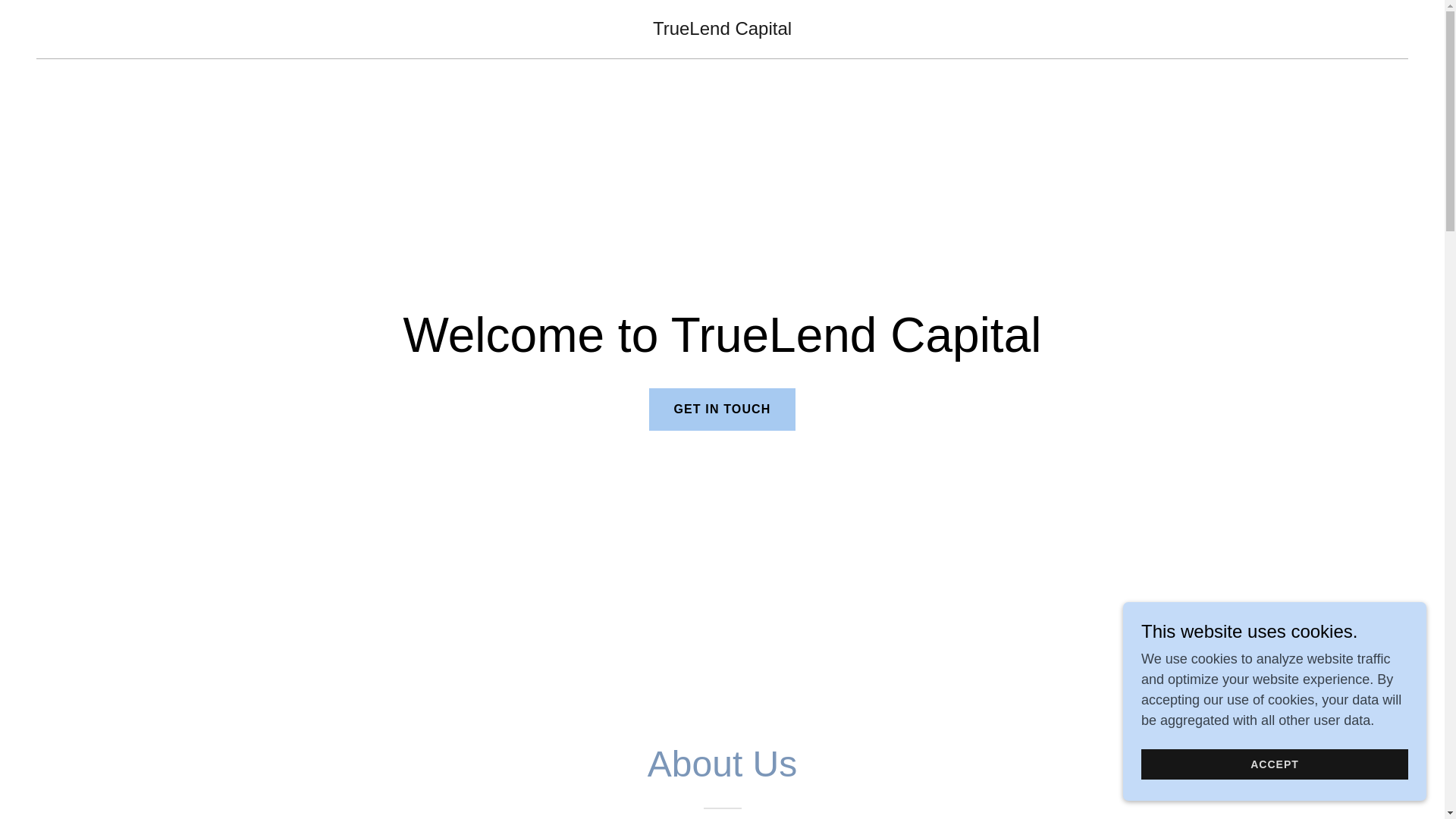 website screenshot of https://truelendcapital.com/