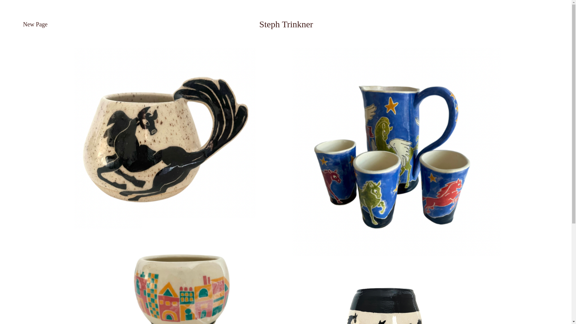 website screenshot of https://stephtrinkner.net/