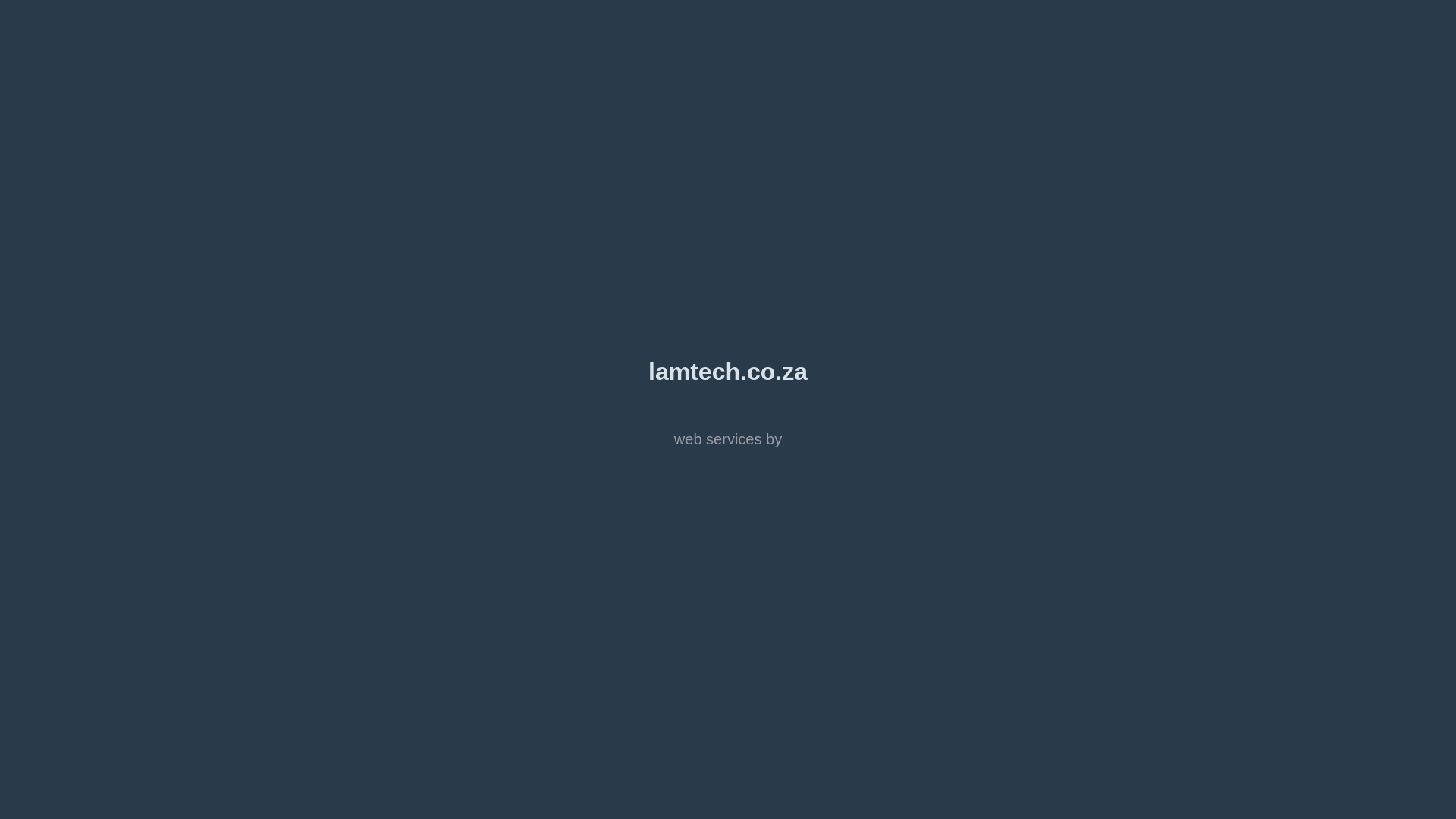 website screenshot of https://lamtech.co.za/
