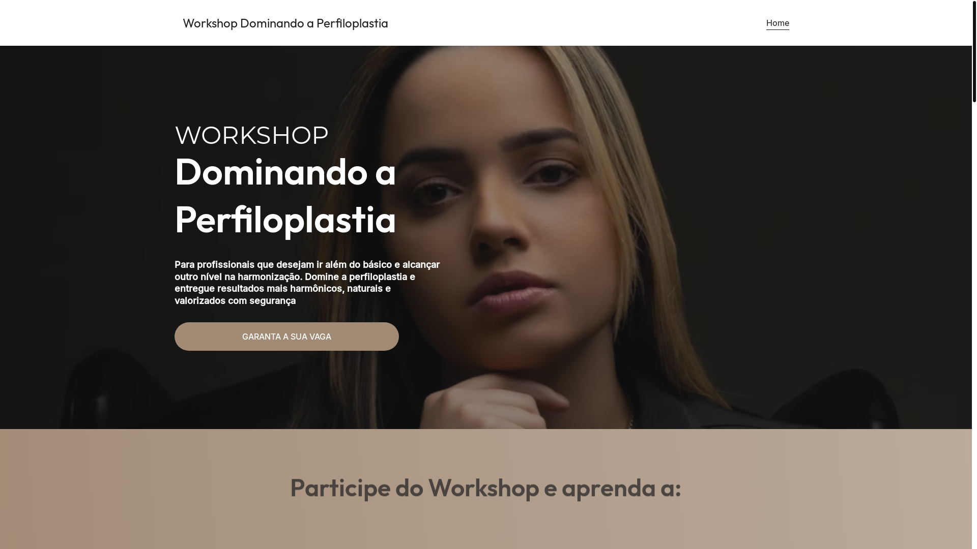 website screenshot of https://dominandoaperfiloplastia.com/