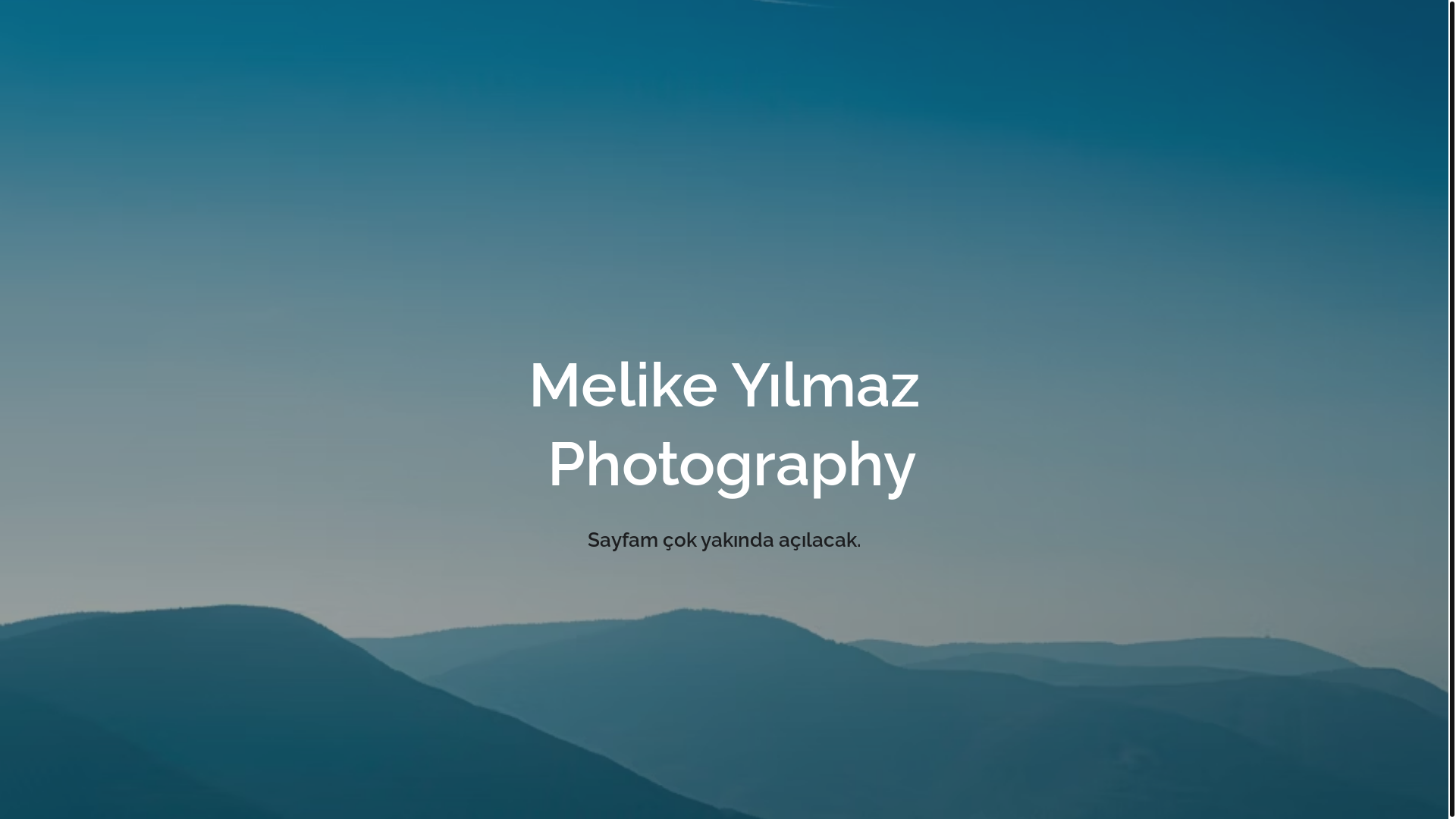 website screenshot of https://melikeyilmaz.com.tr/