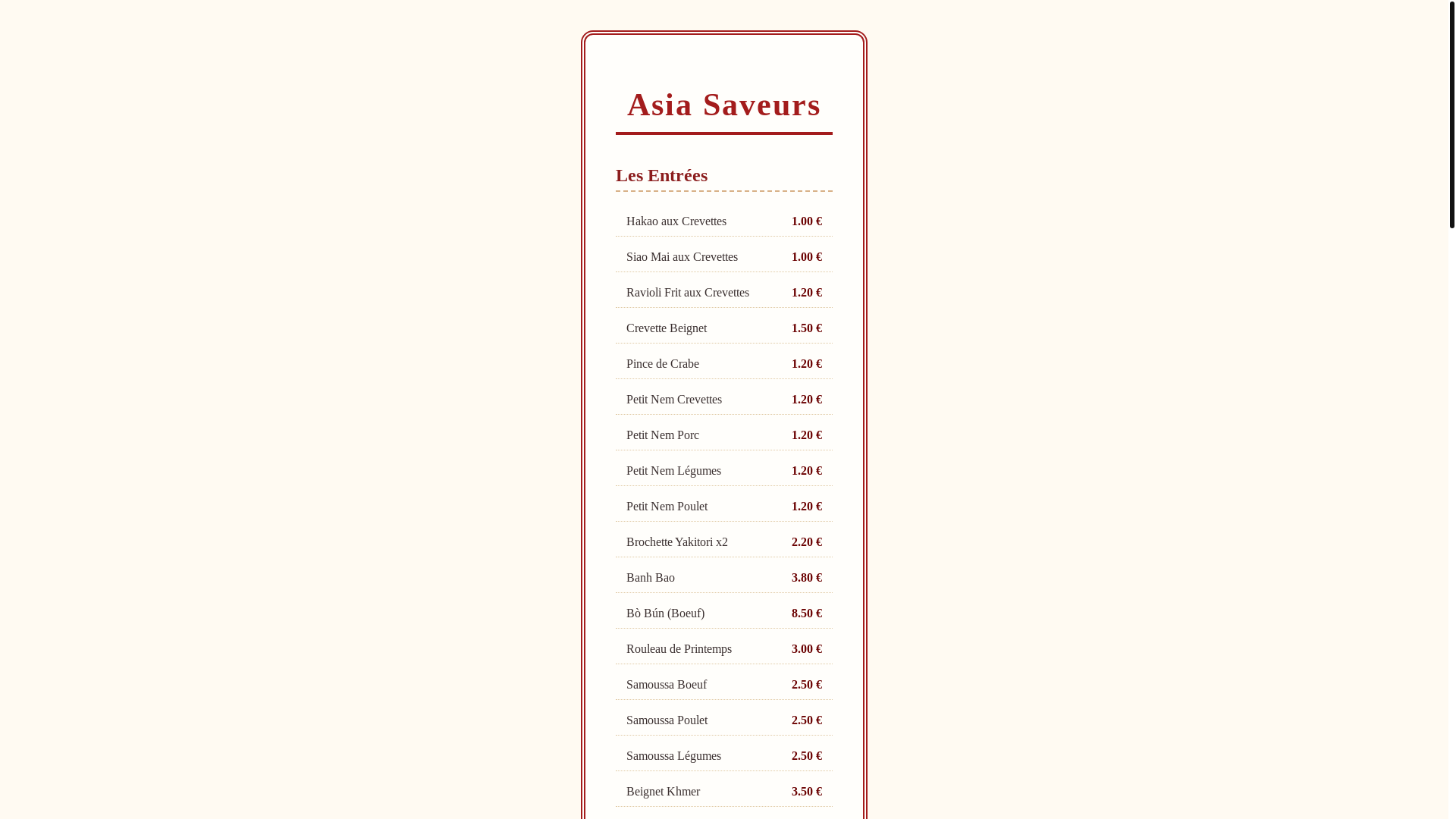 website screenshot of https://asia-saveurs.pages.dev/