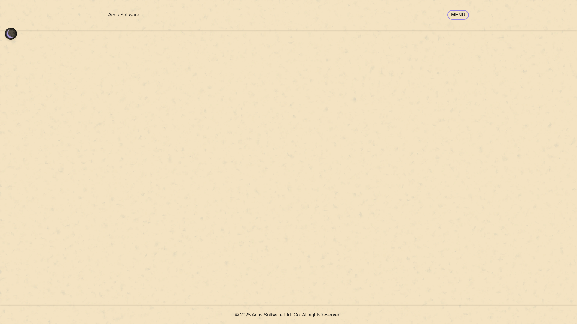 website screenshot of https://main-acrissoftware.pages.dev/