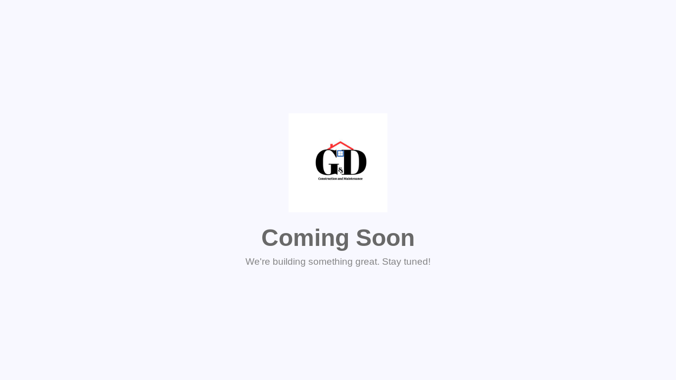 website screenshot of https://gandconstruction.co.uk/
