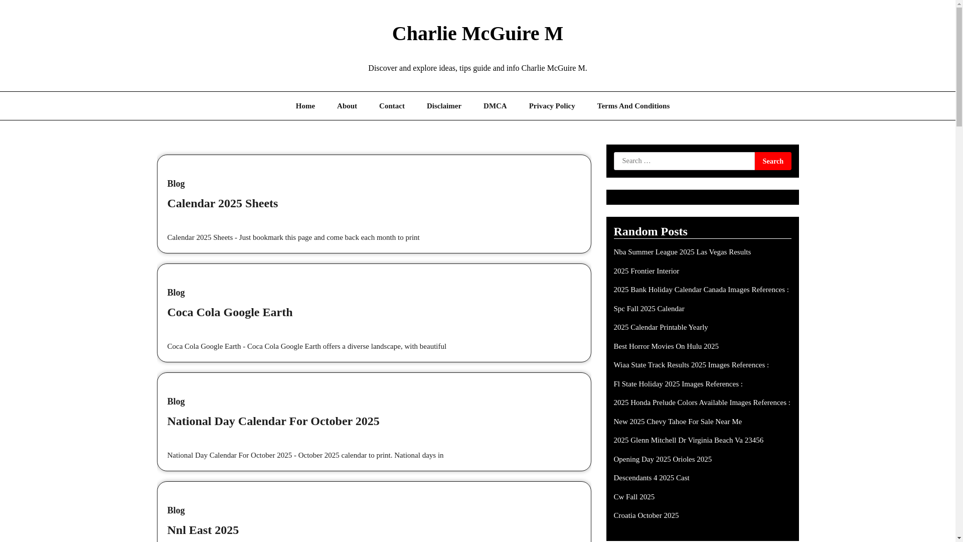 website screenshot of https://charliemcguirem.pages.dev/