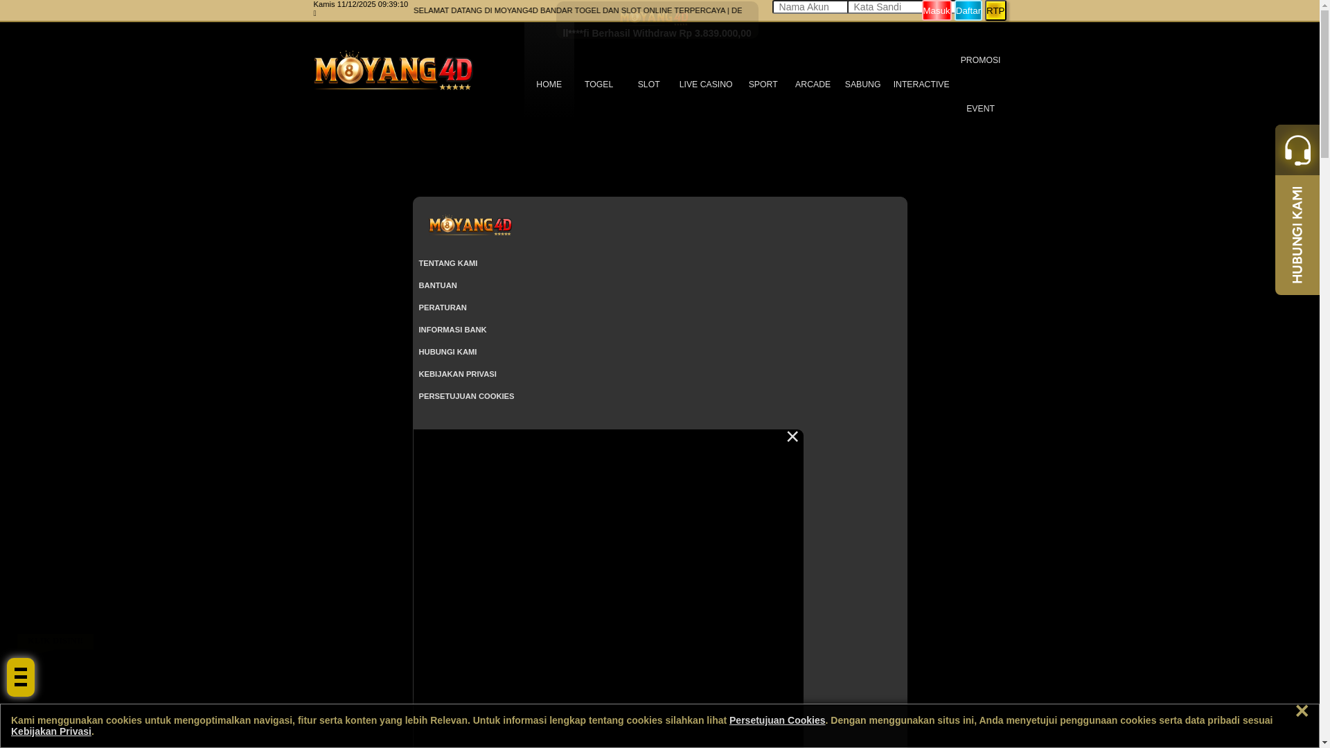 website screenshot of https://moyangenak.xyz/
