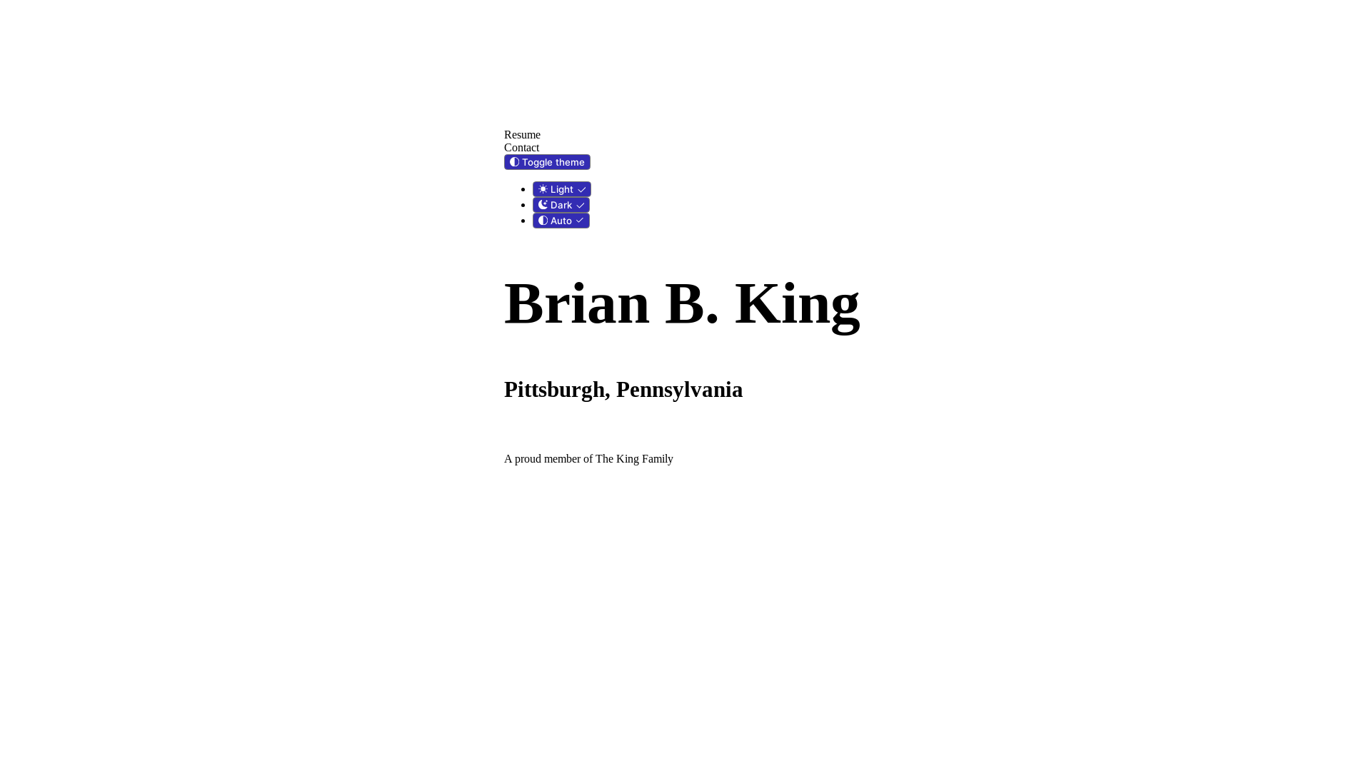 website screenshot of https://brianbking.pages.dev/