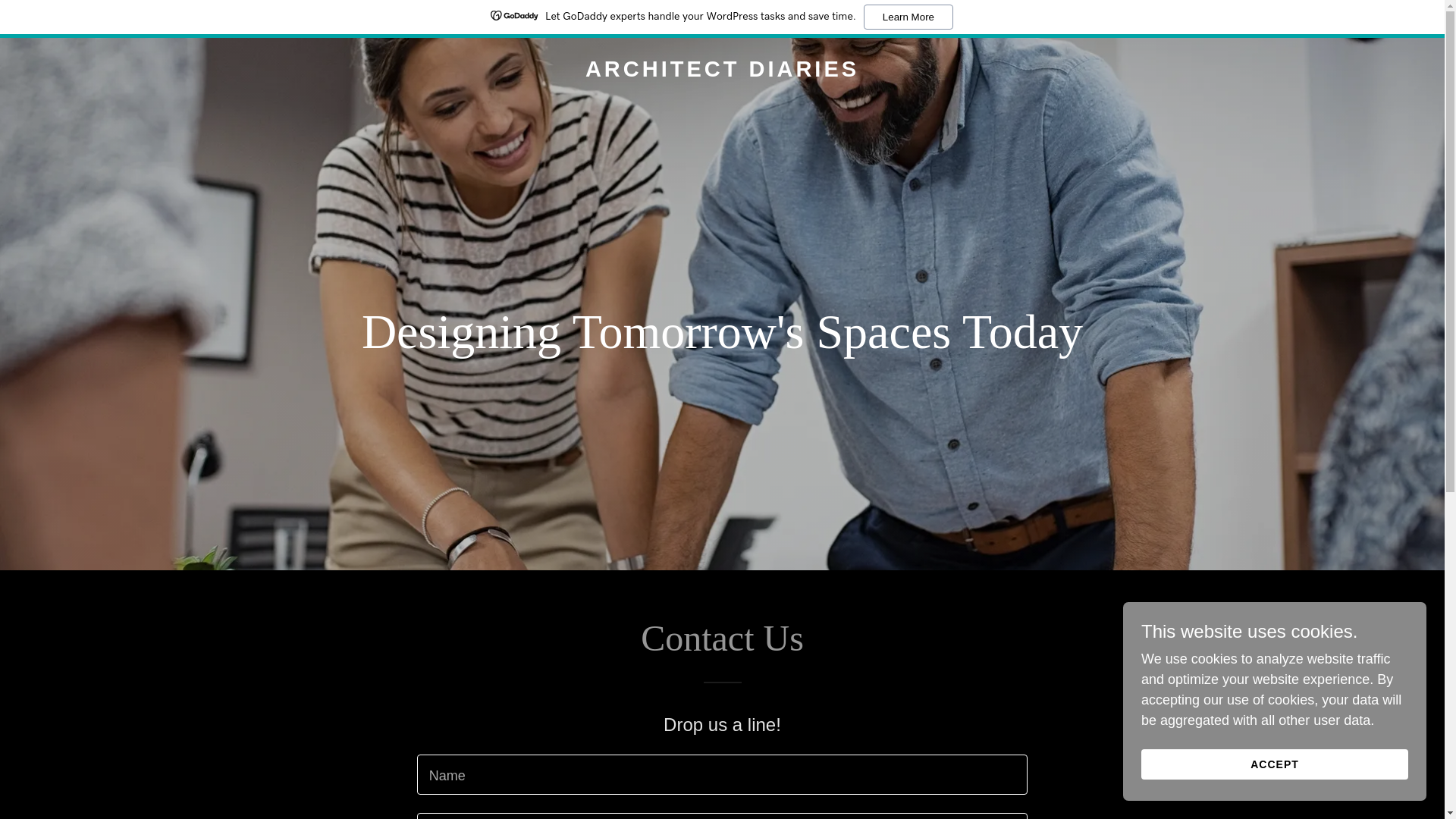 website screenshot of https://architectdiaries.dev/