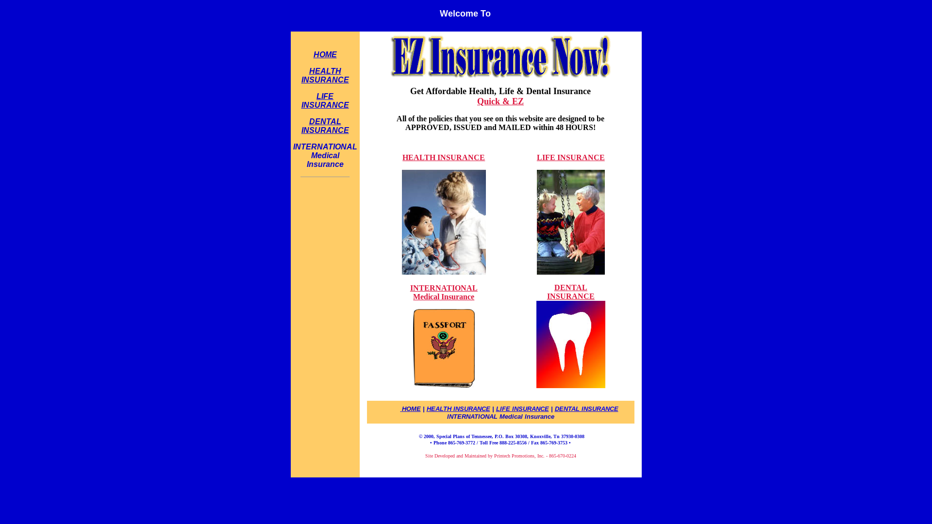 website screenshot of https://ezinsurancenow.pages.dev/