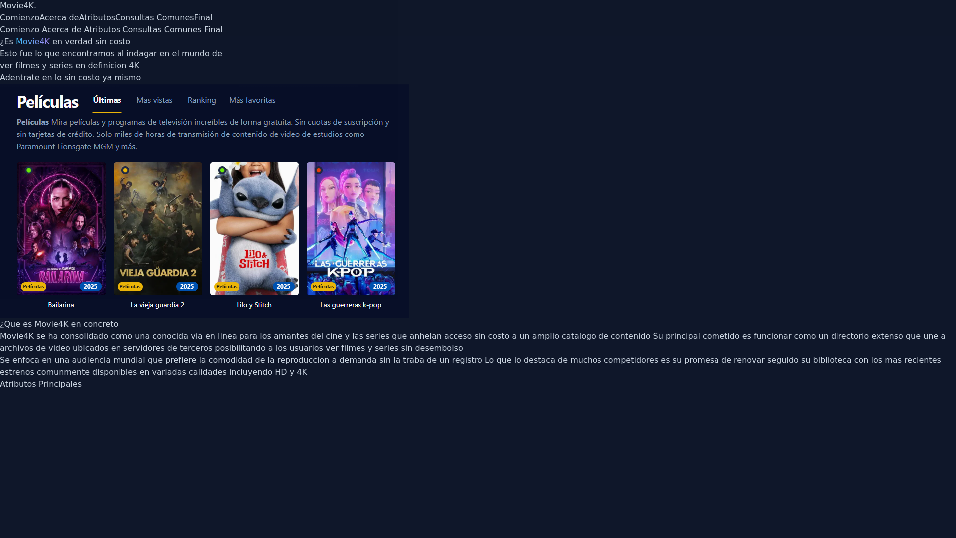 website screenshot of https://movie4k-kwp6.pages.dev/