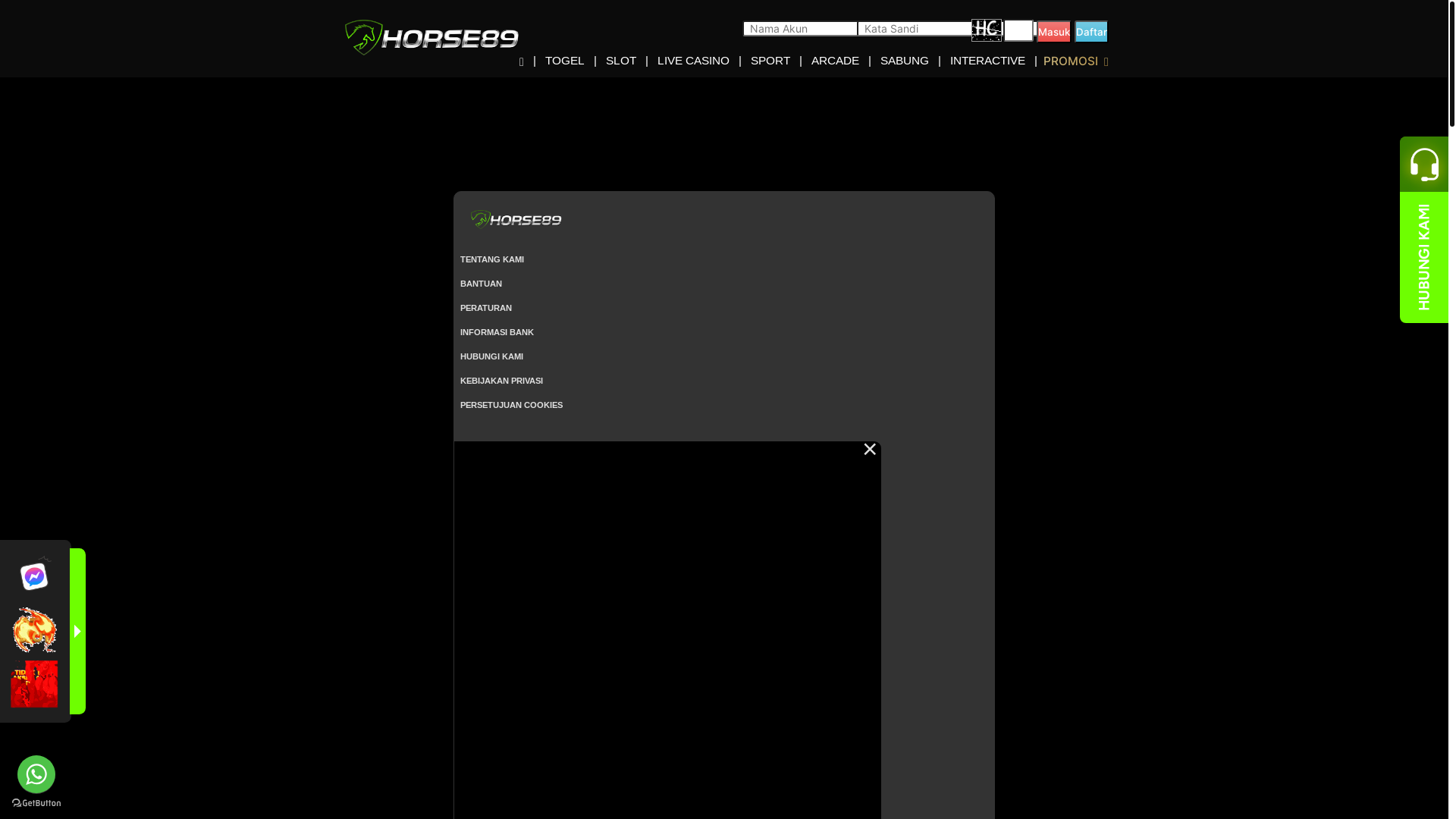 website screenshot of https://horse89ceria.com/